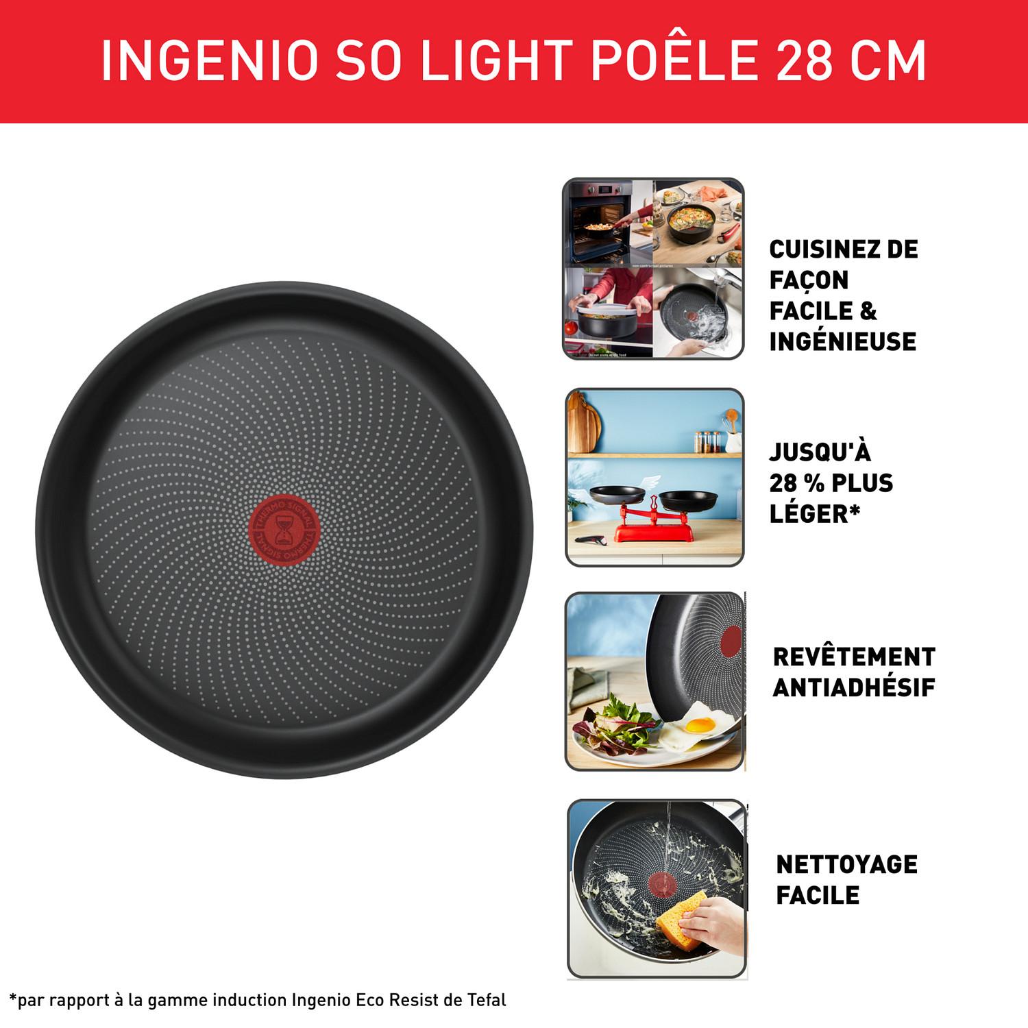 Voir la diapositive 2 : TEFAL Poêle 28cm Ingenio So Light