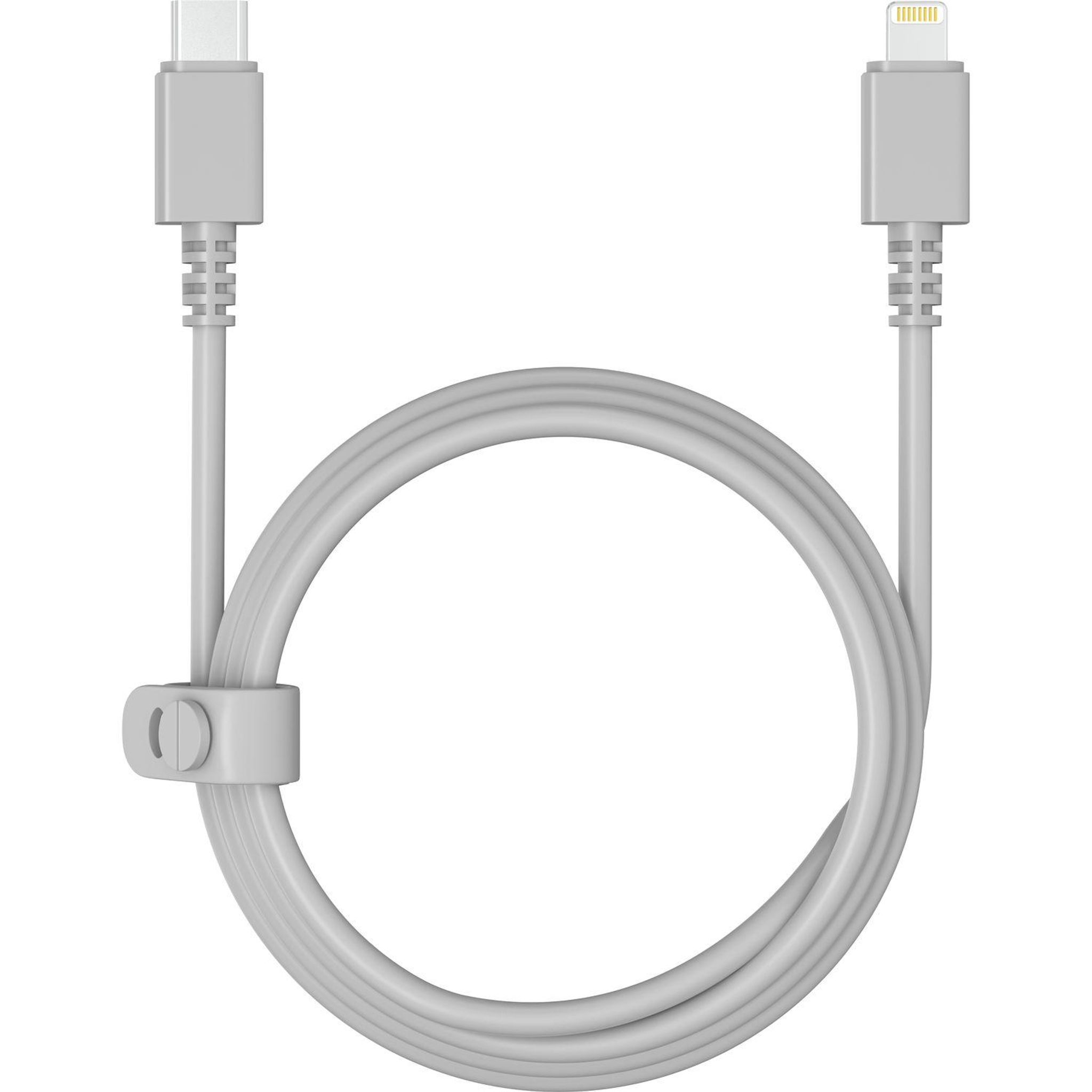 QILIVE Câble de charge USB C/Lightning - Gris
