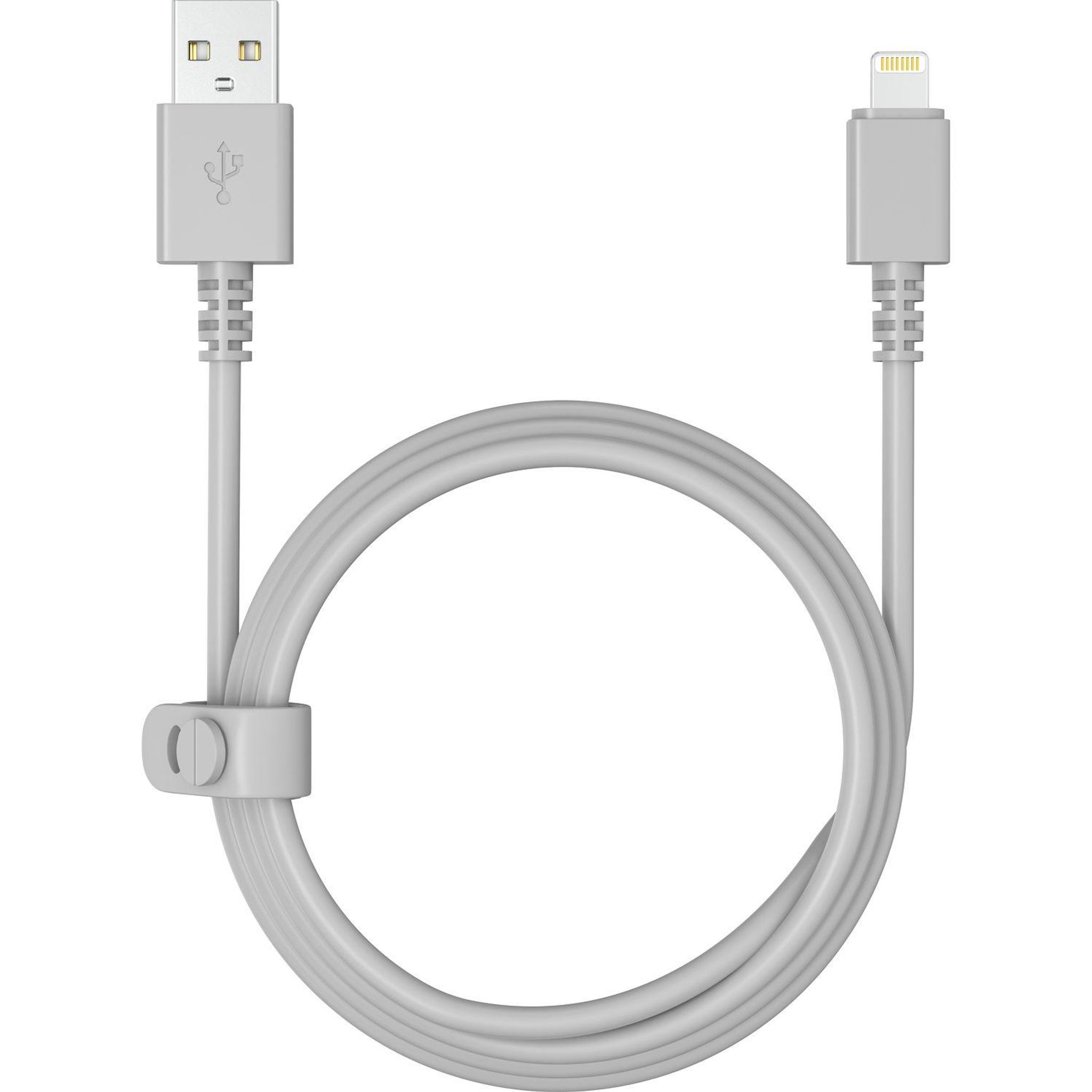 QILIVE Câble de charge USB A/Lightning - Gris