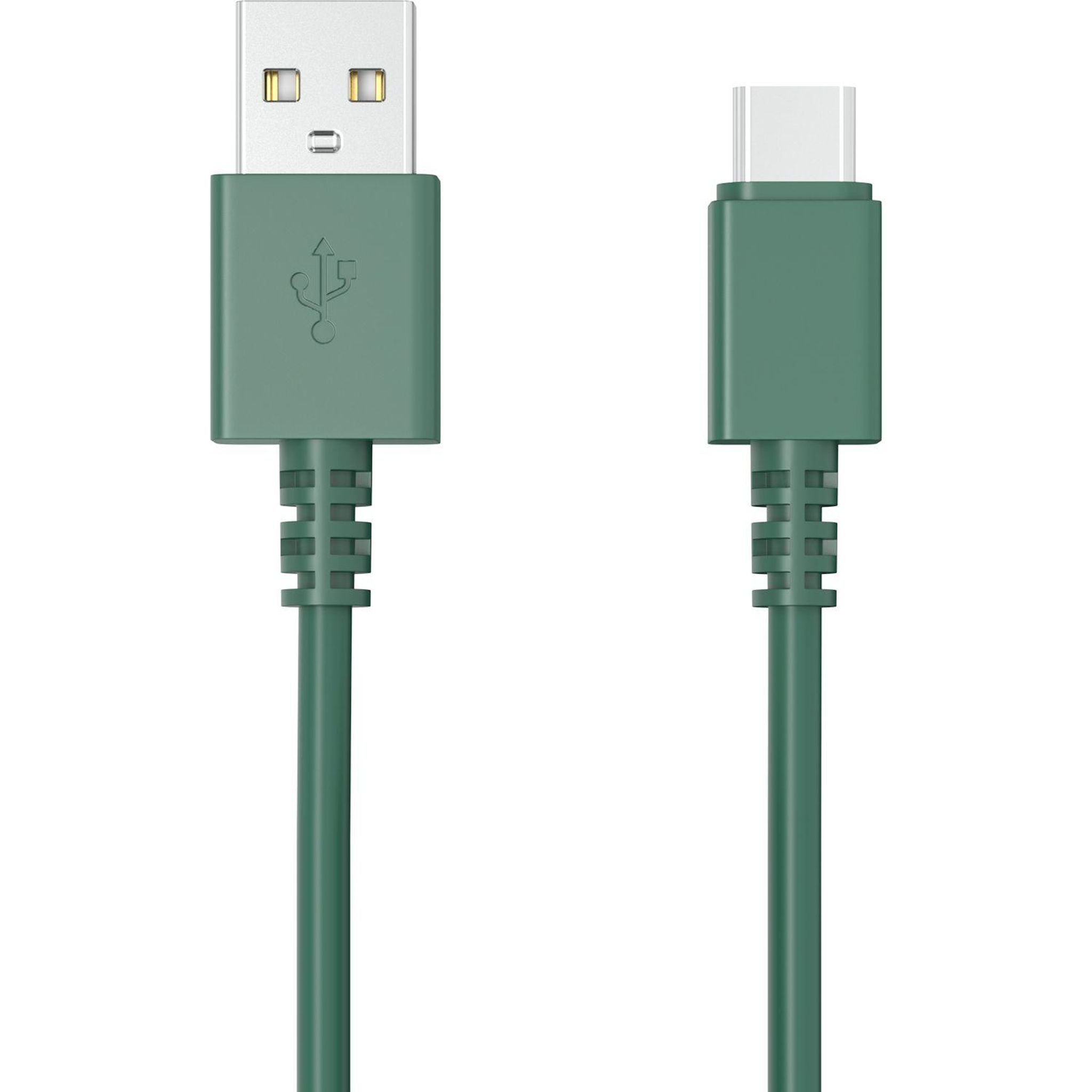 Voir la diapositive 2 : QILIVE Câble de charge USB A/USB C - Vert