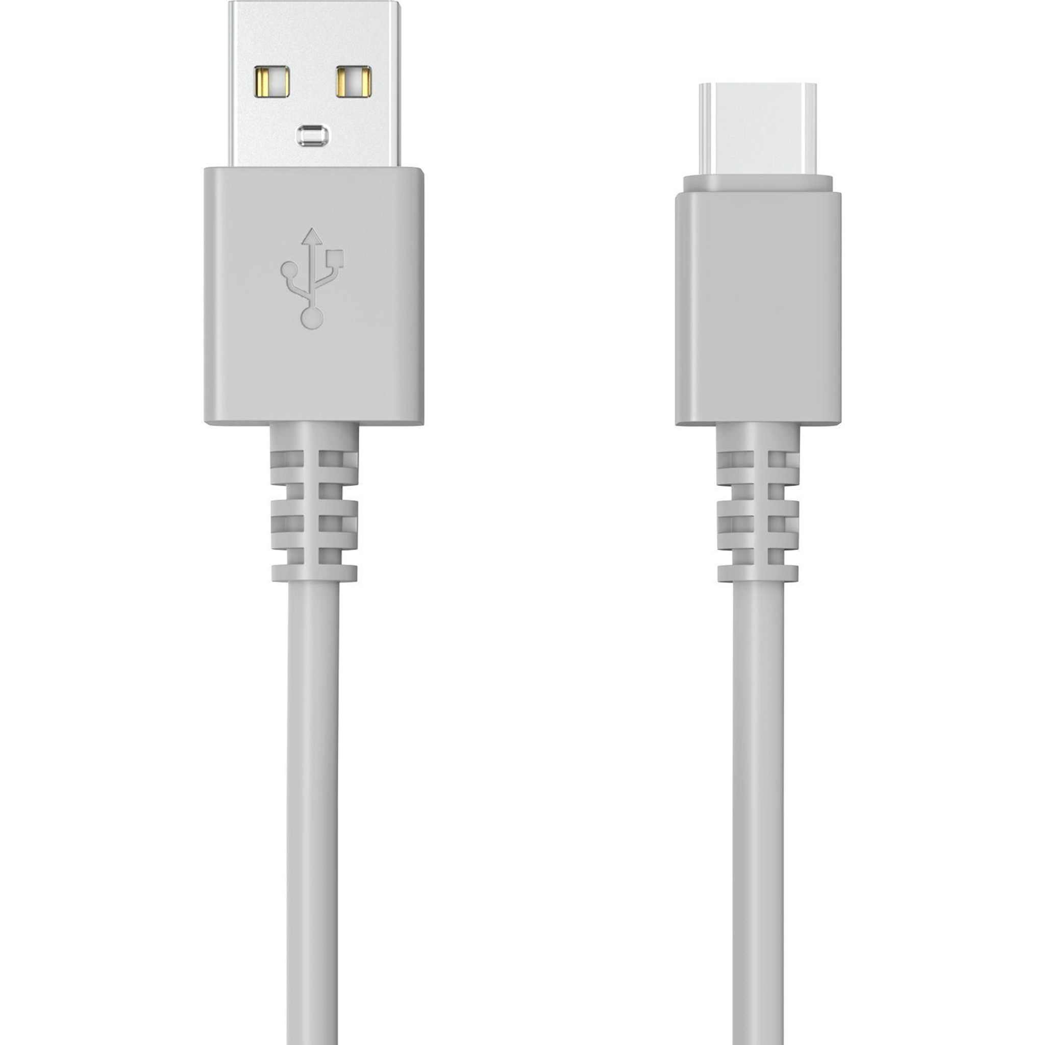 Voir la diapositive 2 : QILIVE Câble de charge USB A/USB C - Gris