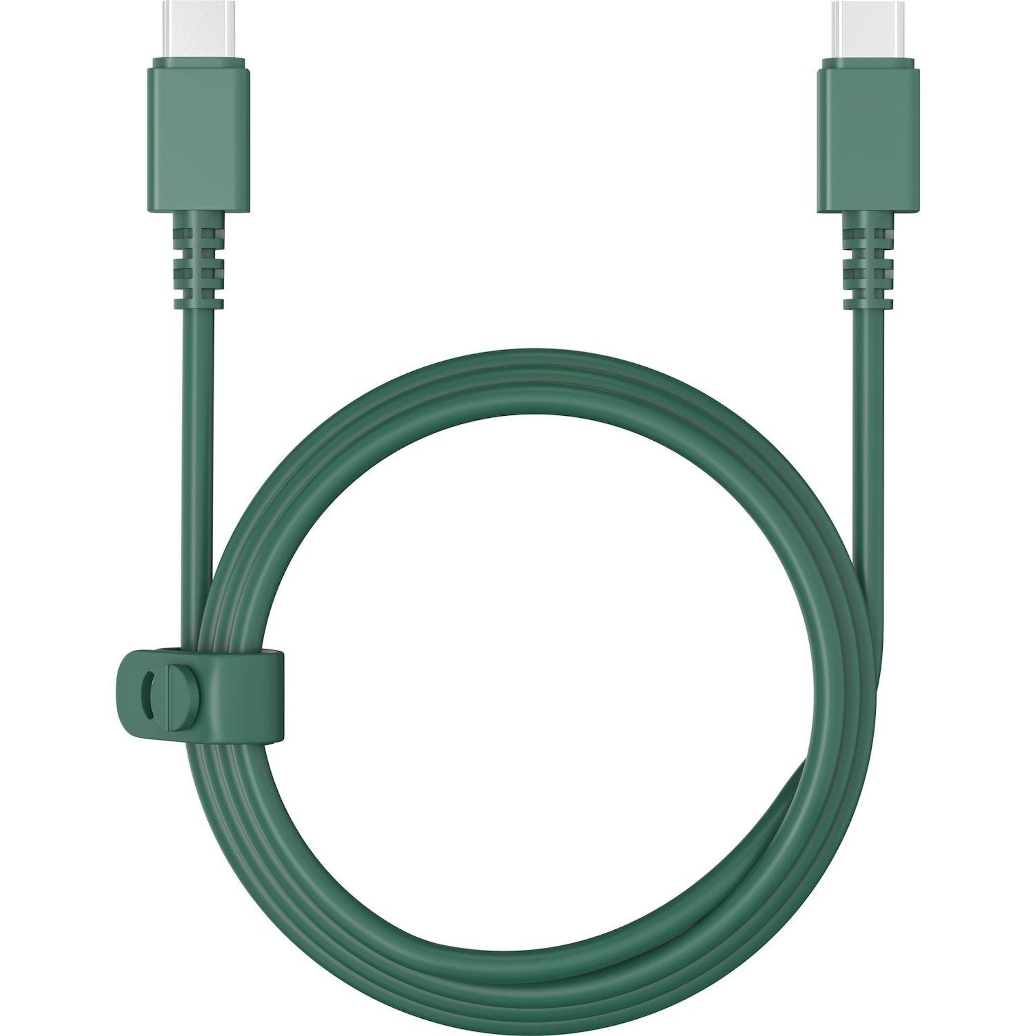 QILIVE Câble de charge USB C/USB C - Vert