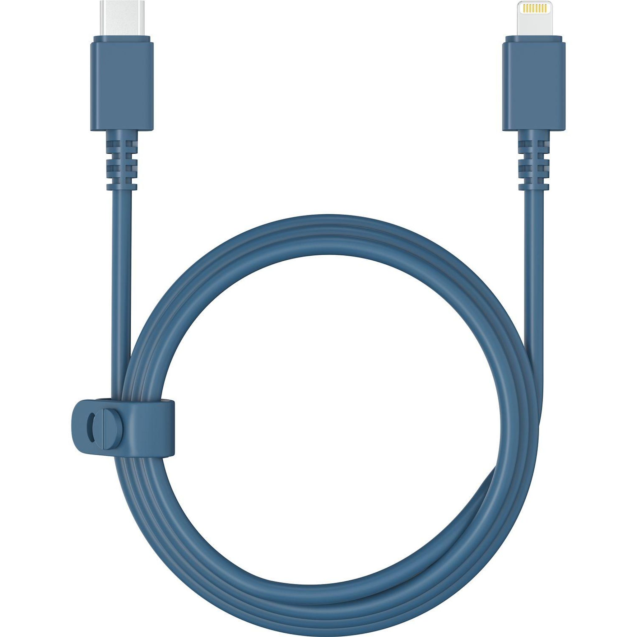 QILIVE Câble de charge USB C/Lightning - Bleu