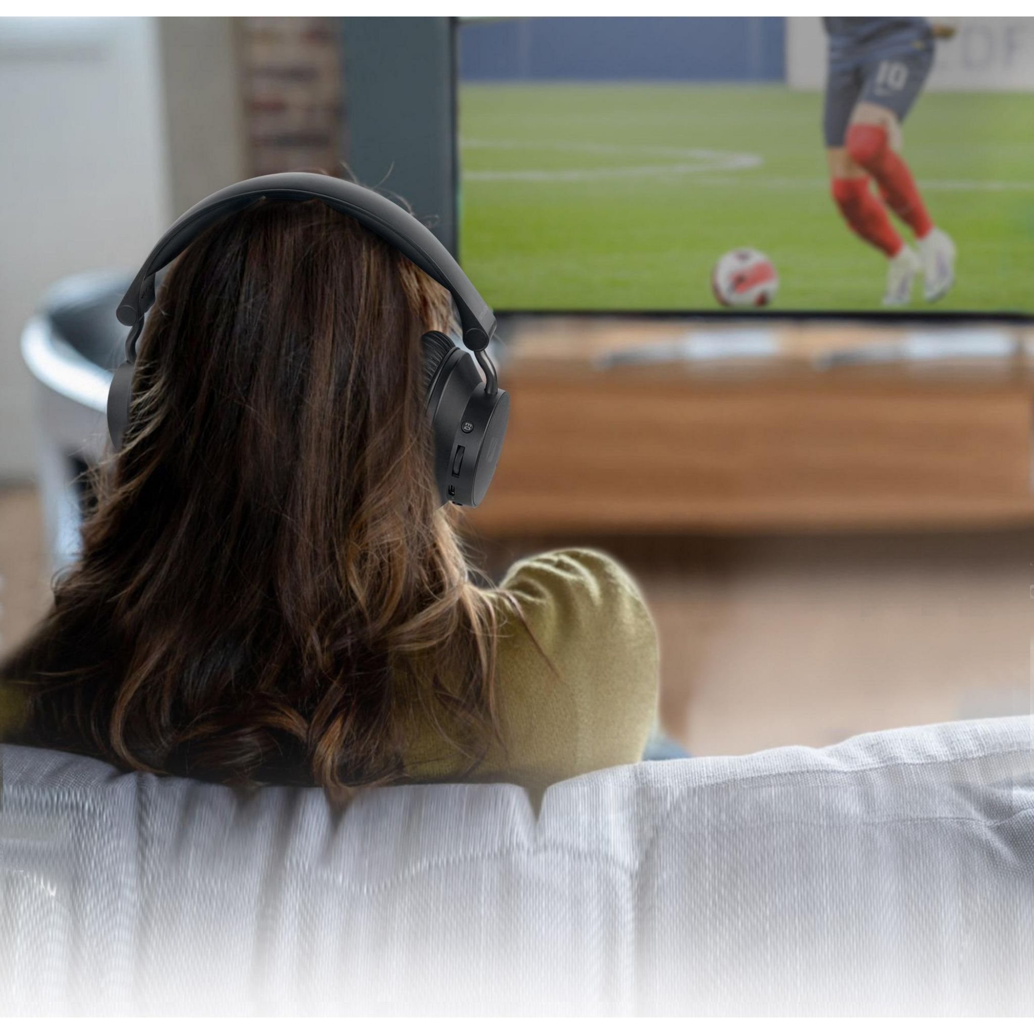 Voir la diapositive 3 : MUSE Casque TV reglable Multifonction - Noir