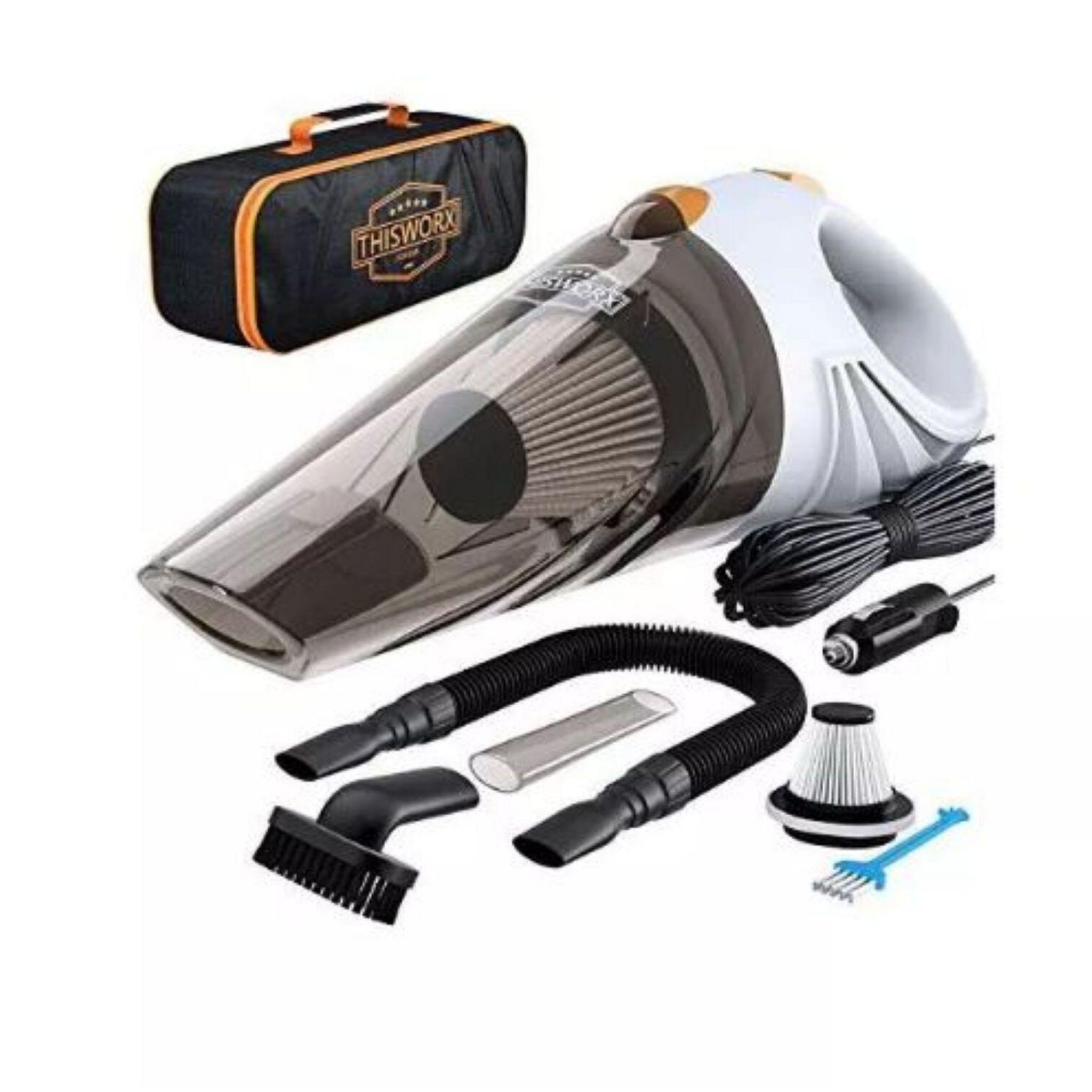 Voir la diapositive 2 : THISWORK Aspirateur à main pour voiture TWC01 - Blanc