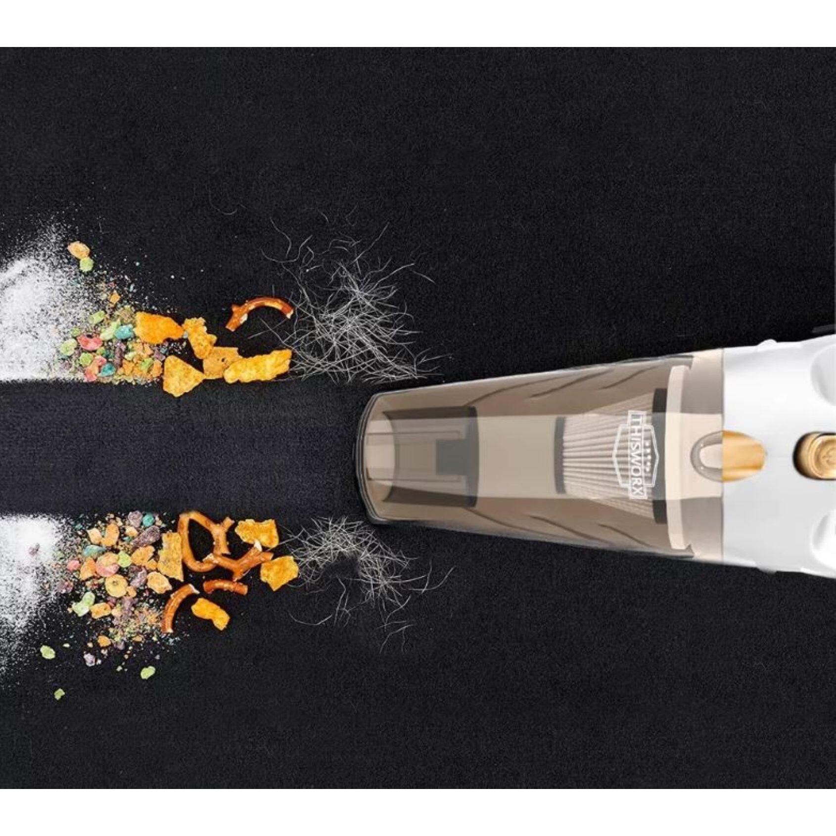 Voir la diapositive 3 : THISWORK Aspirateur à main pour voiture TWC01 - Blanc