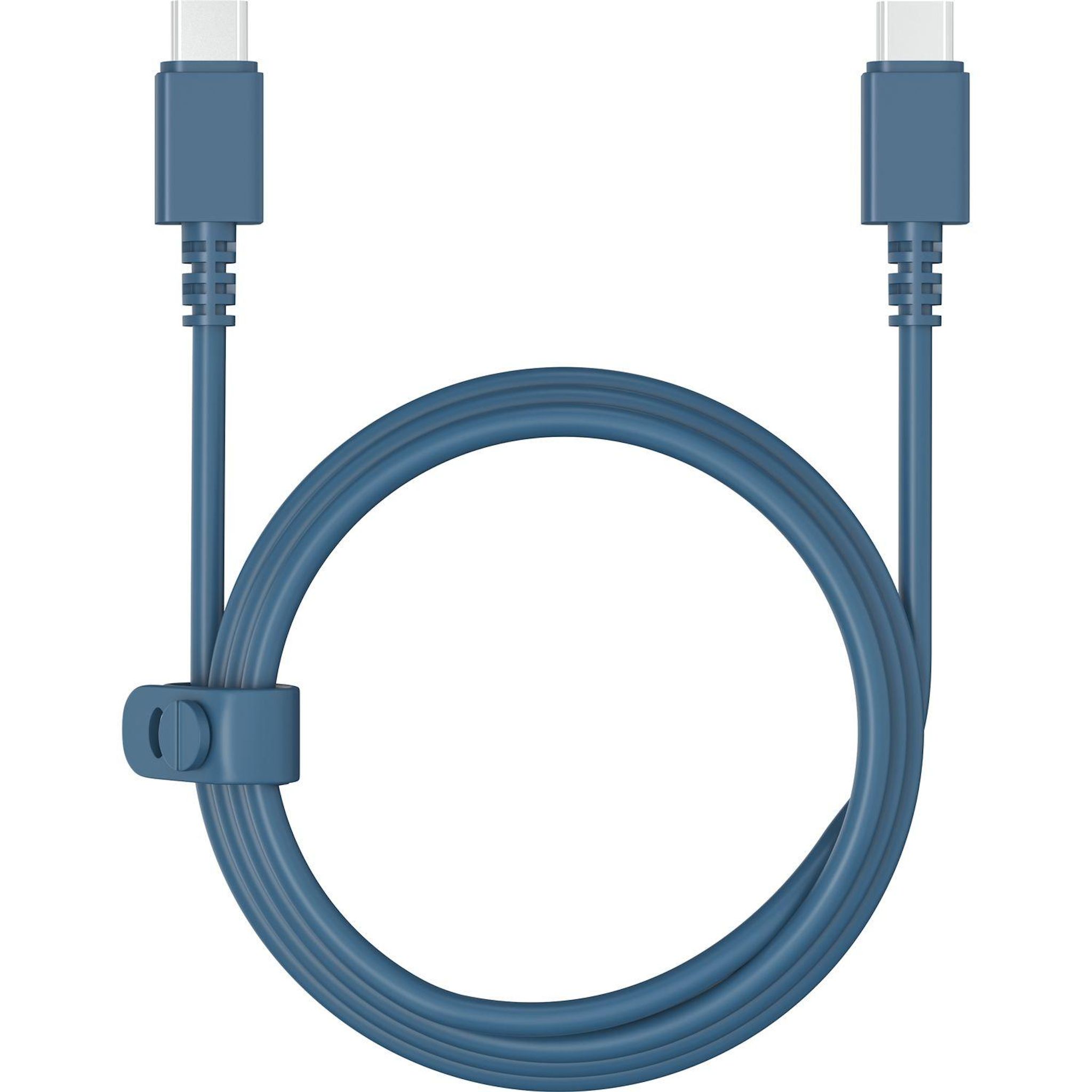 QILIVE Câble de charge USB C/USB C - Bleu