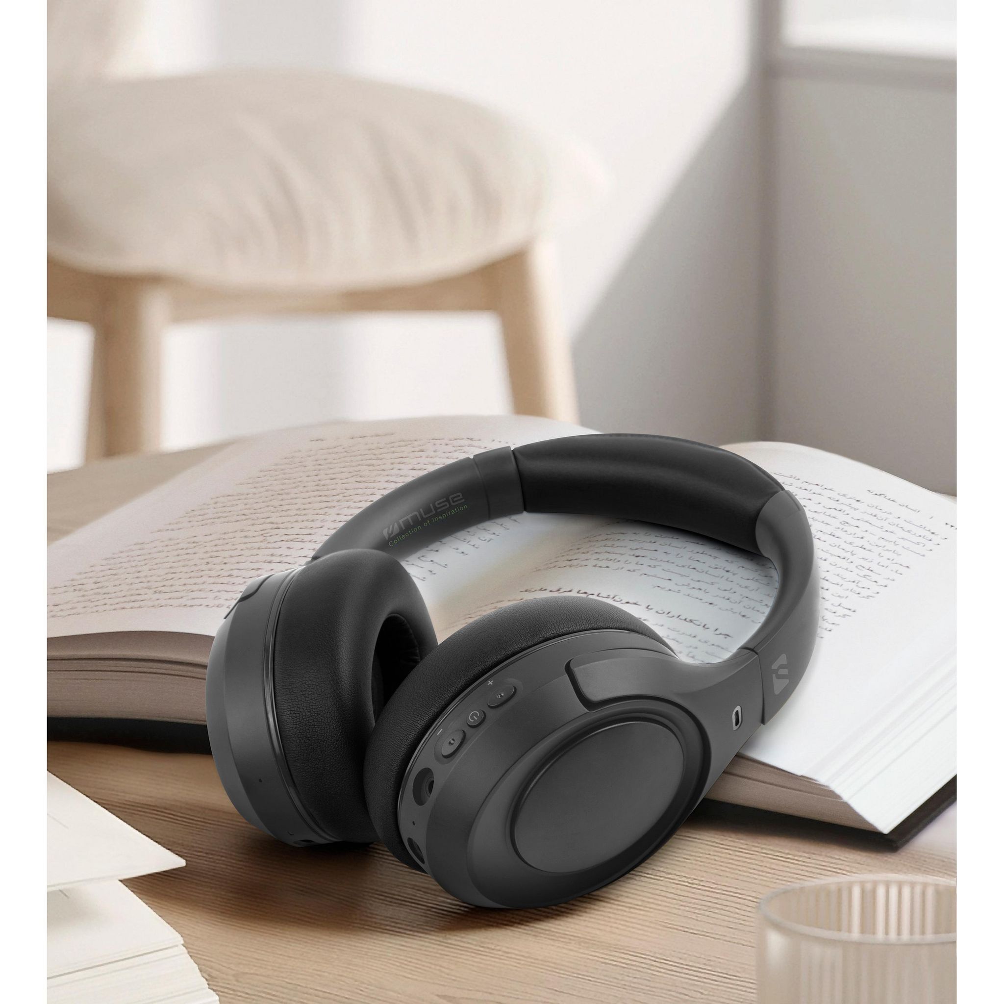 Voir la diapositive 3 : MUSE Casque sans fil M-295 - Noir