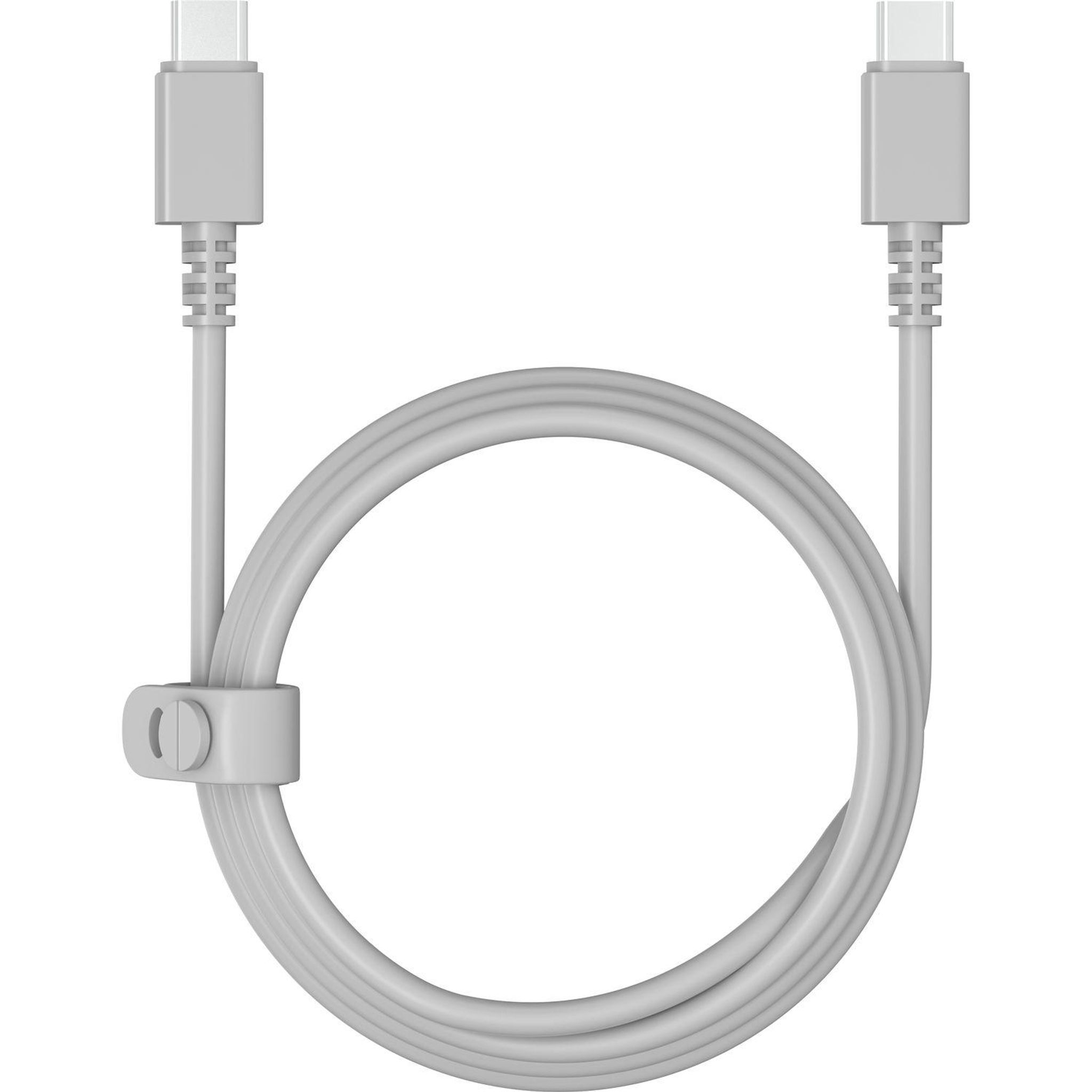 QILIVE Câble de charge USB C/USB C - Gris