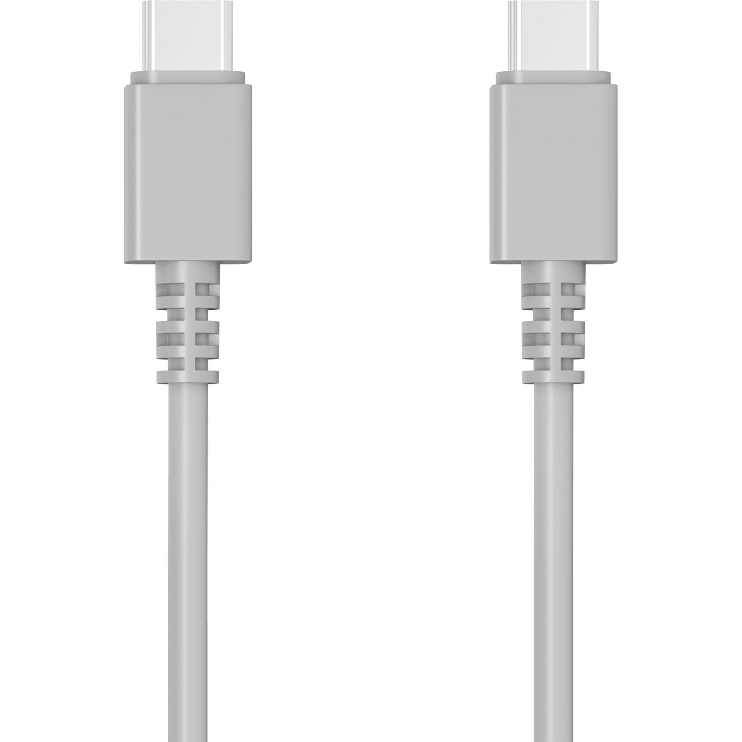 Voir la diapositive 2 : QILIVE Câble de charge USB C/USB C - Gris