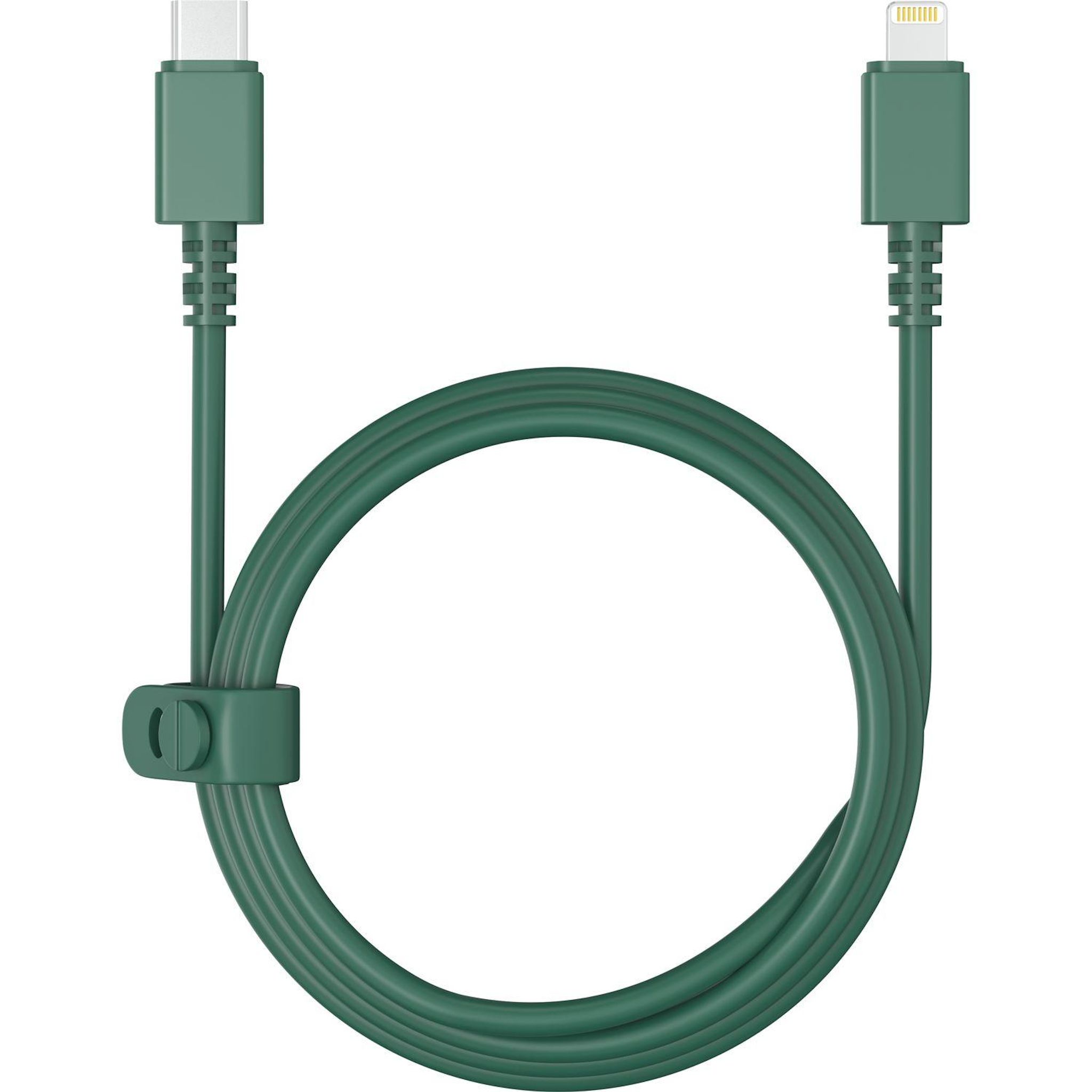QILIVE Câble de charge USB C/Lightning - Vert