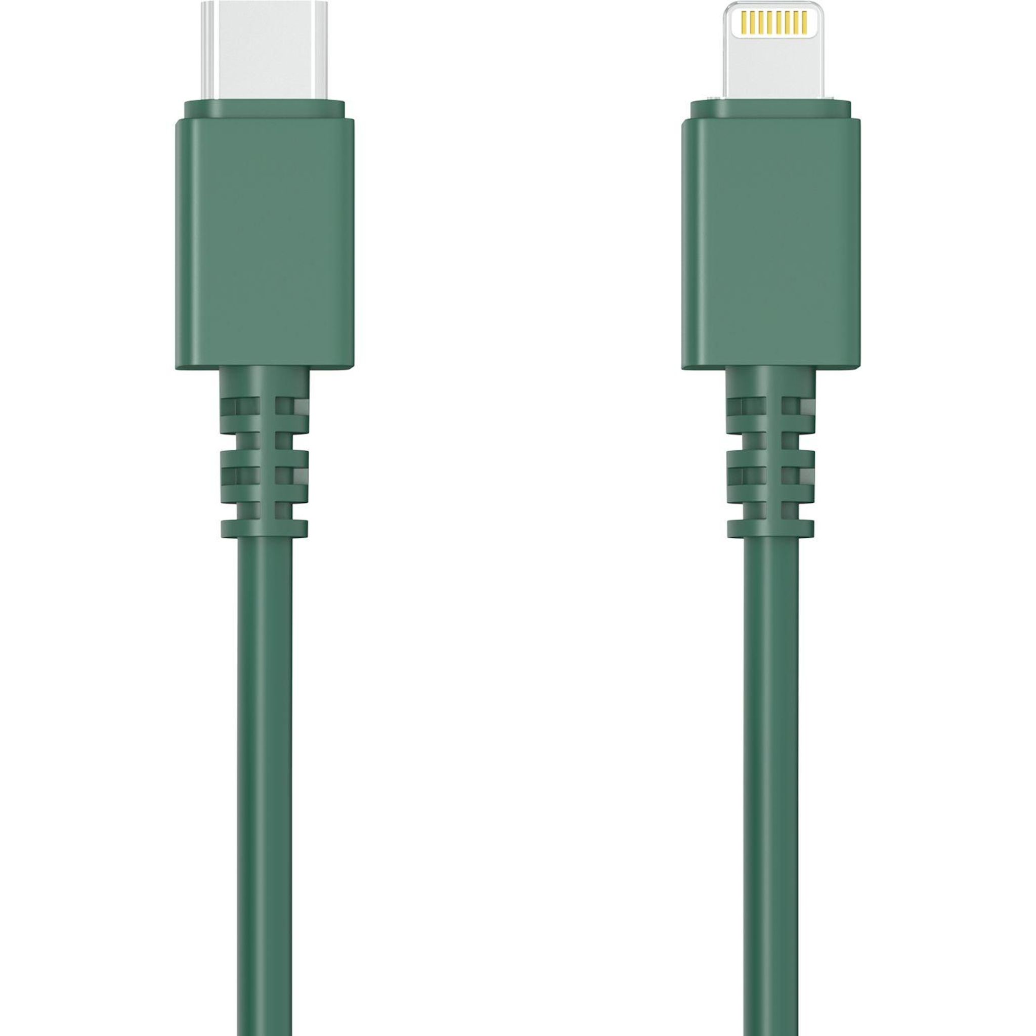 Voir la diapositive 2 : QILIVE Câble de charge USB C/Lightning - Vert