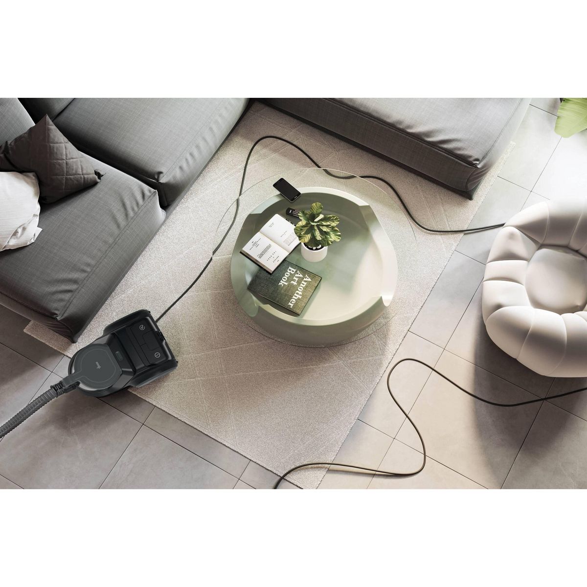 HOOVER Aspirateur traîneau sans sac HP2 - Noir