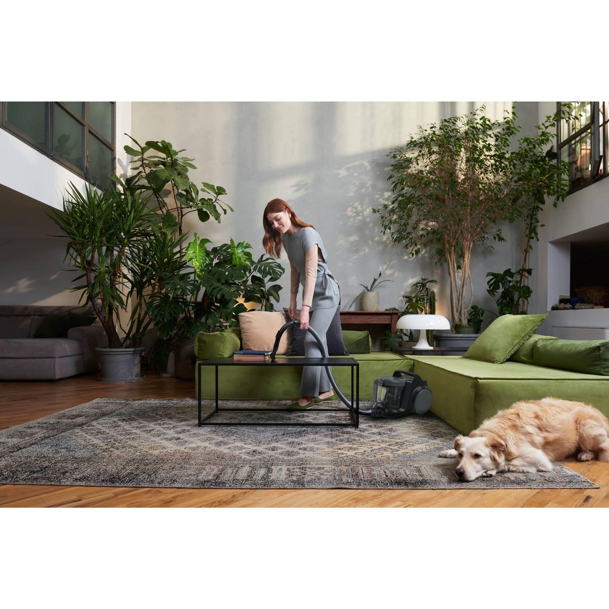 HOOVER Aspirateur traîneau sans sac HP2 - Noir