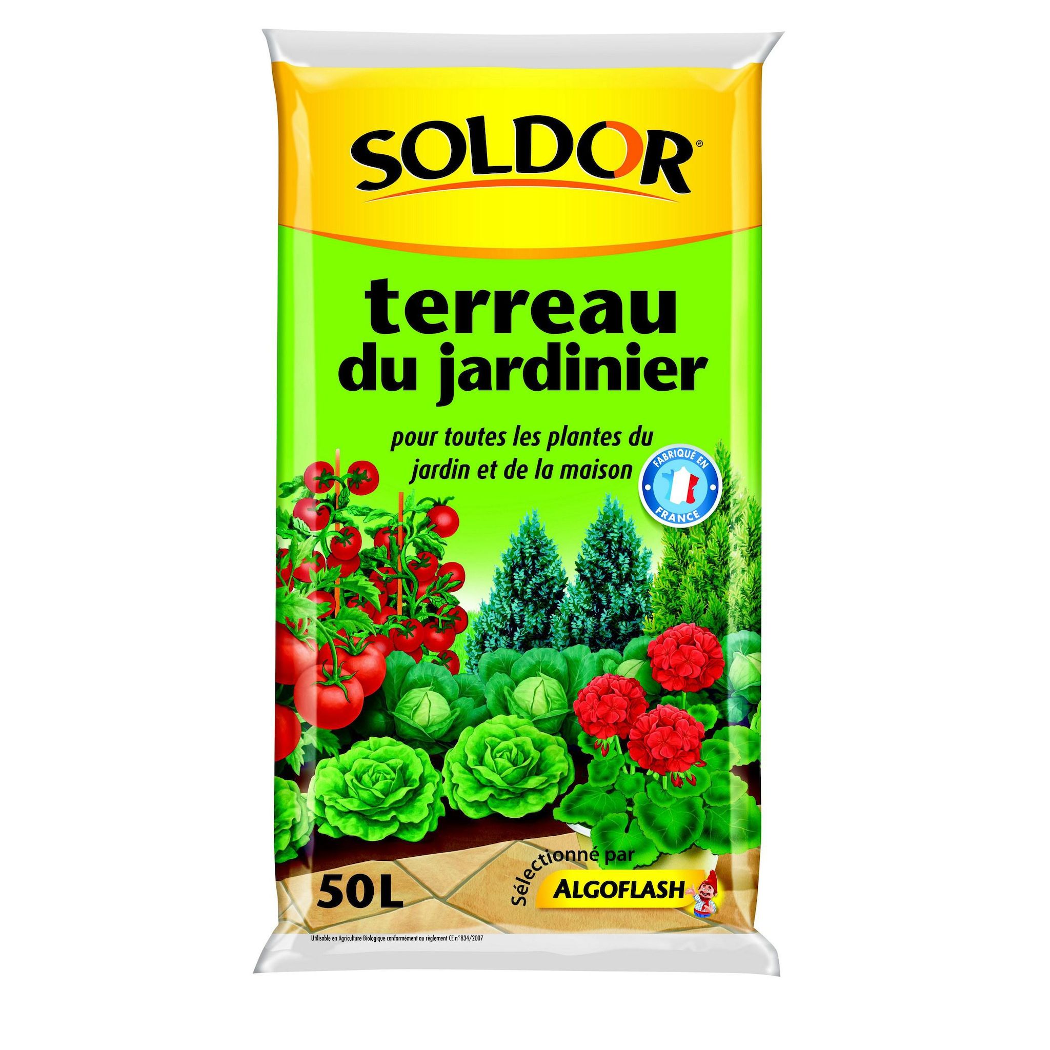 SOLDOR Terreau du jardinier 50l