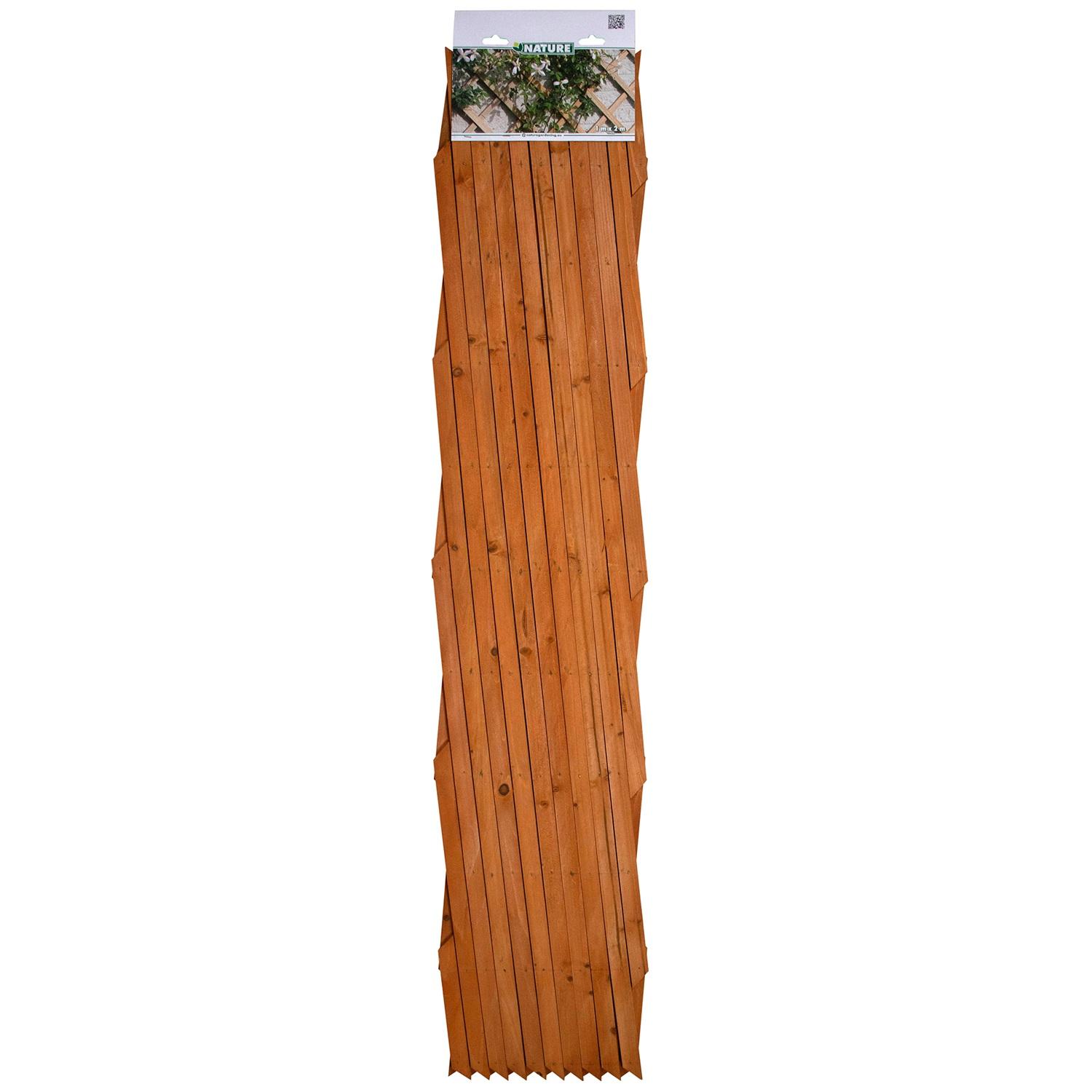NATURE Treillis extensible en bois 100x200 cm