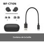 Voir la diapositive 4 : SONY Écouteurs WF C710 TWS - Noir