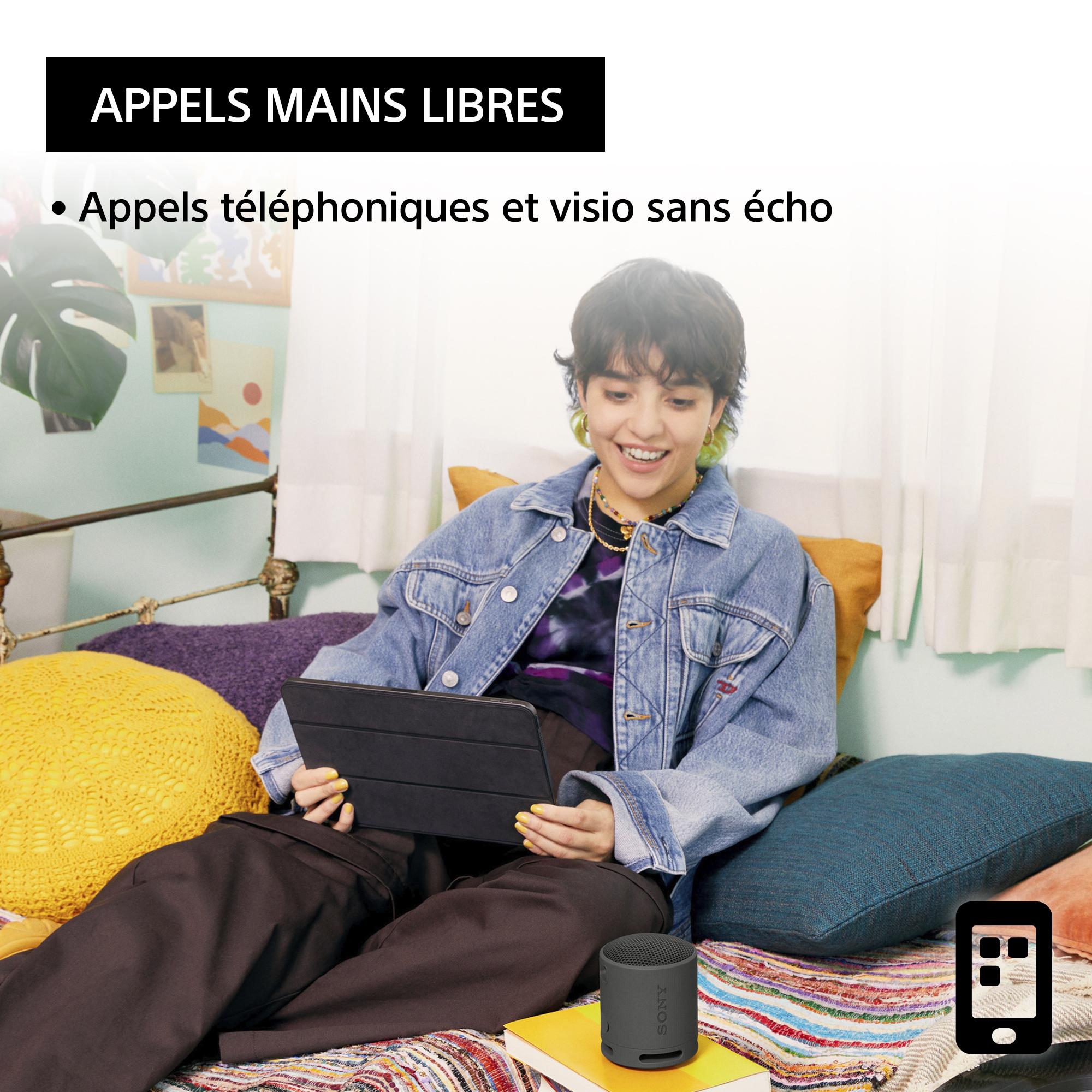 Voir la diapositive 6 : SONY Enceinte Portable XB 100 - Noir