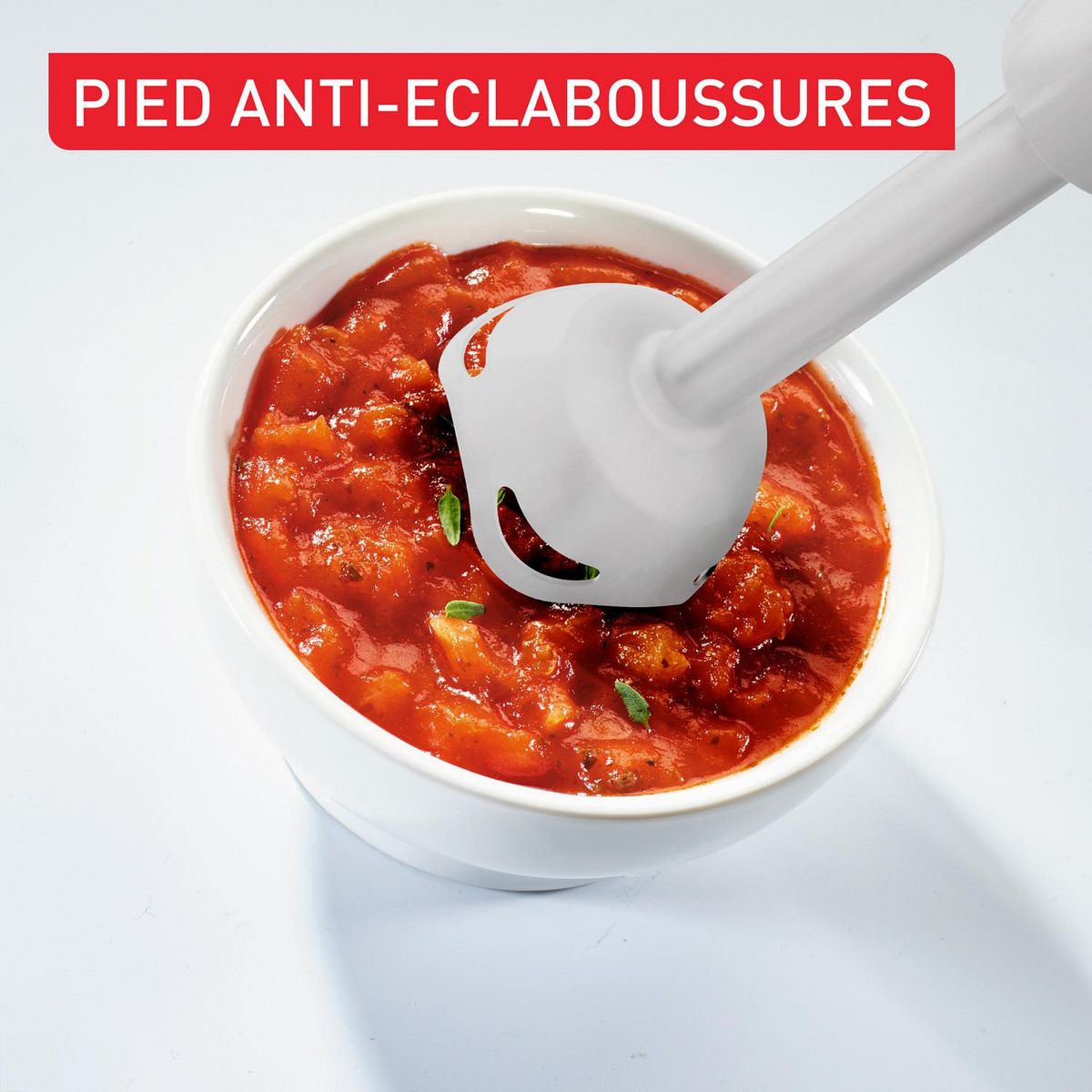 TEFAL Mixeur plongeant HB12AN10 - Blanc