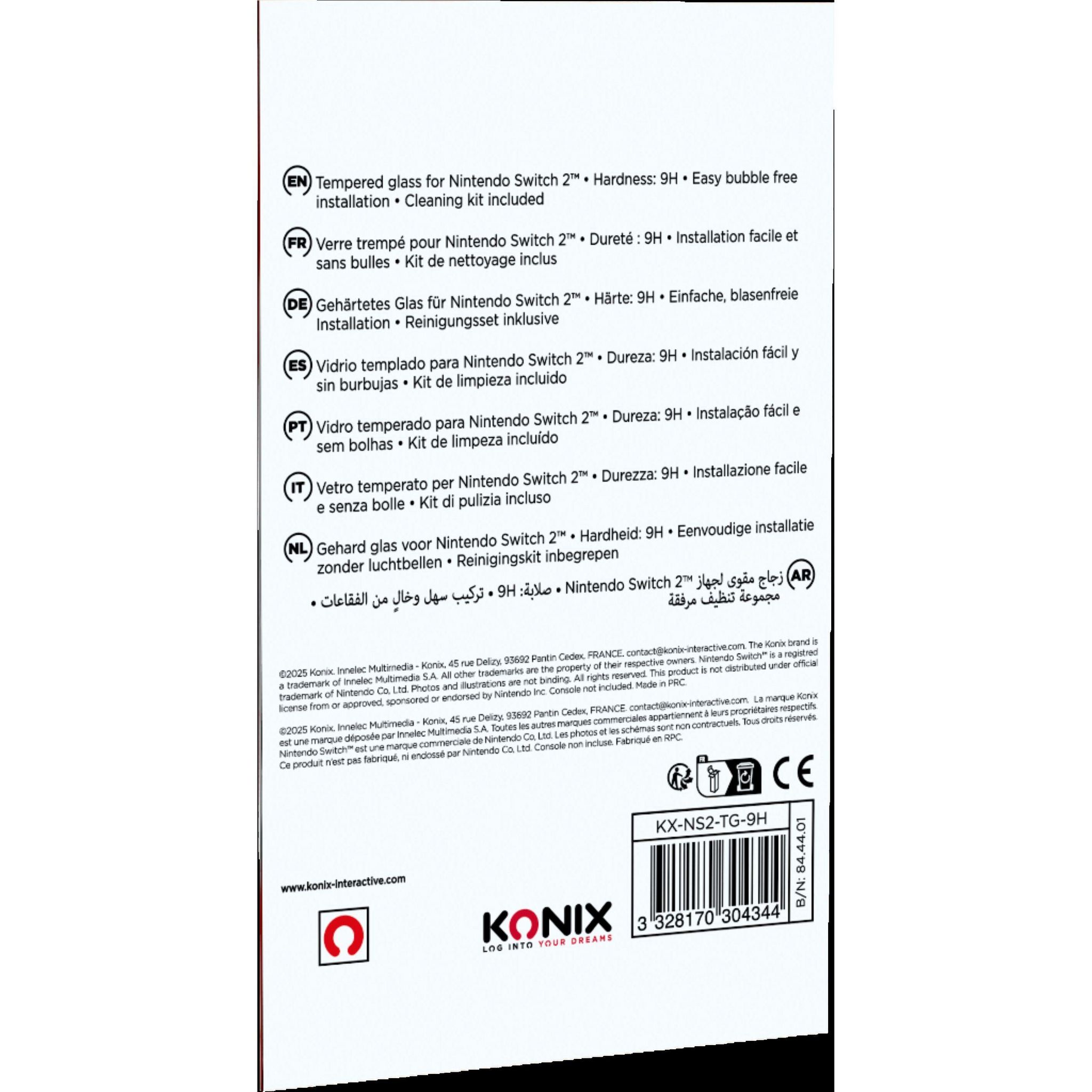 Voir la diapositive 2 : Verre Trempé 9 H Nintendo Switch 2
