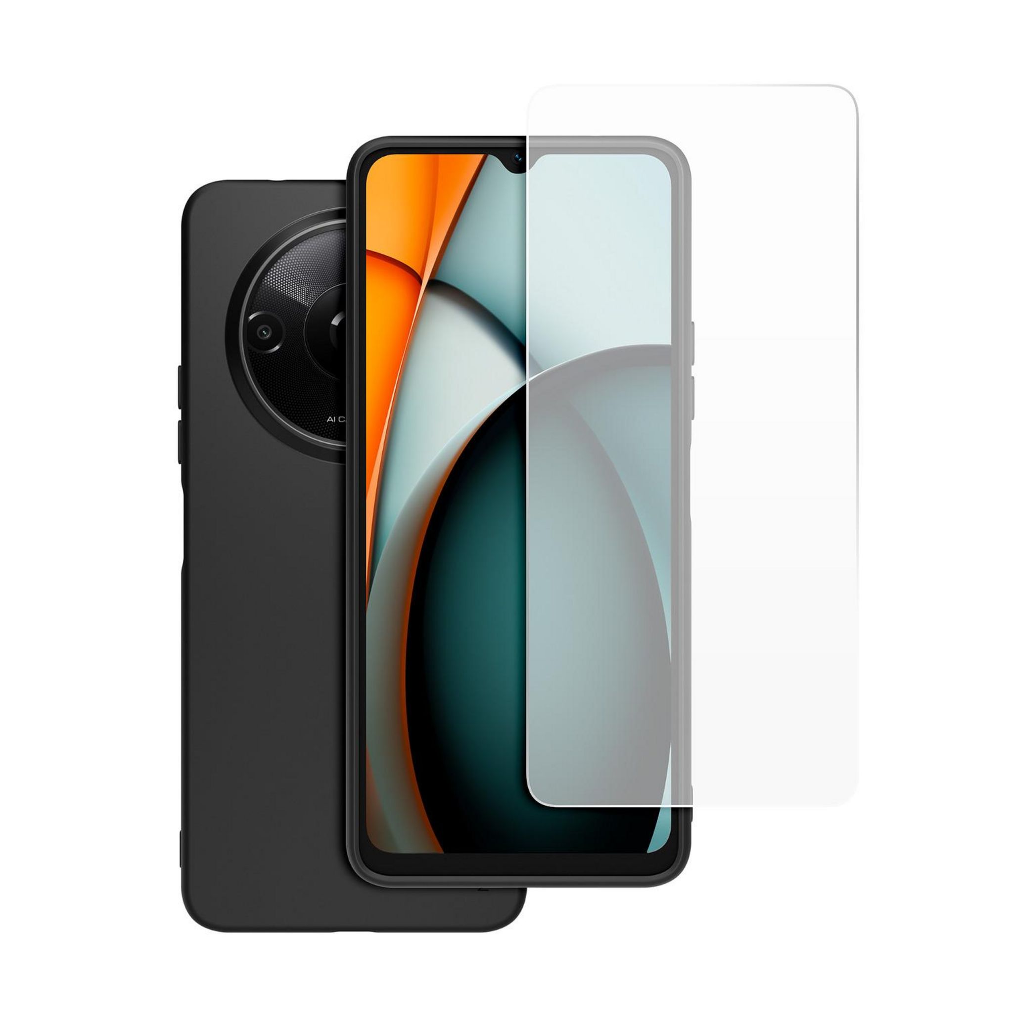 Voir la diapositive 8 : XIAOMI Redmi A3 4G + Coque - Verre trempé - Noir