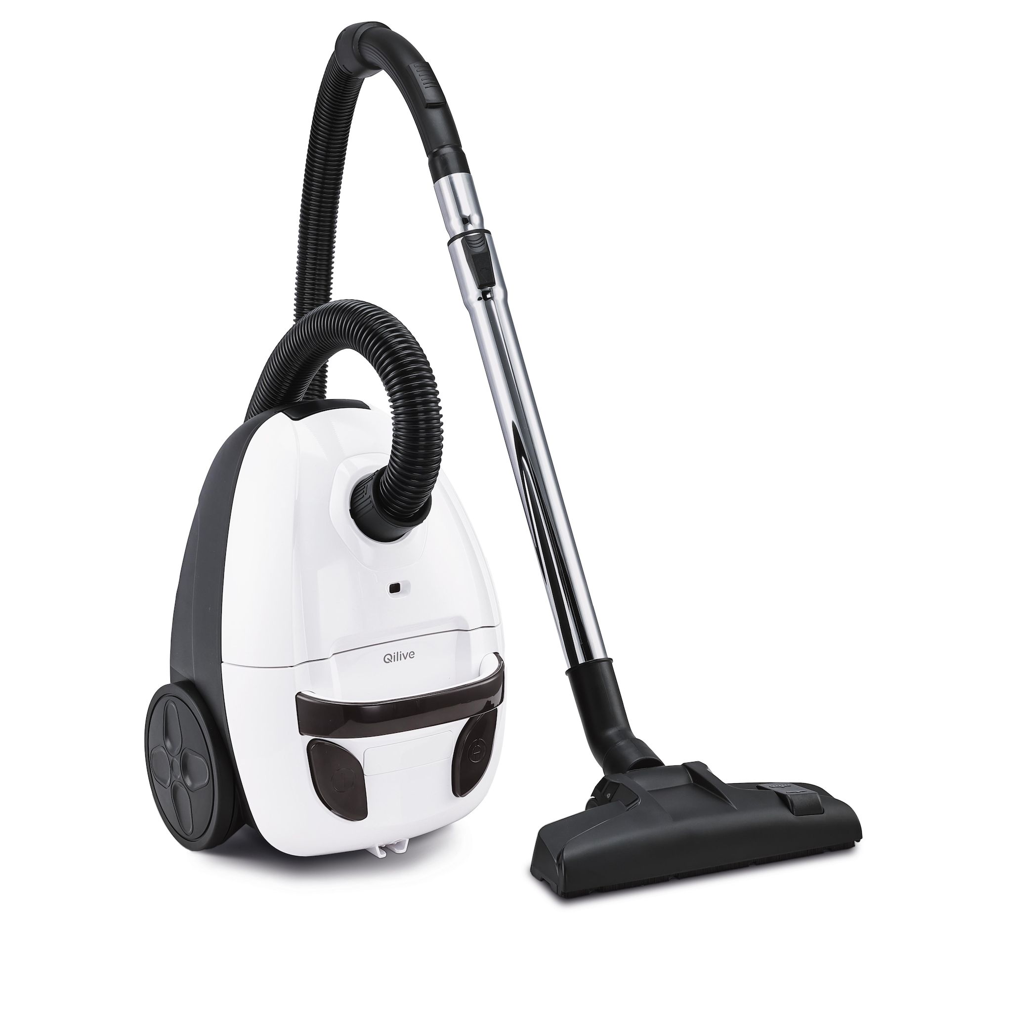 QILIVE Aspirateur traîneau avec sac Q.5319 - Blanc et noir