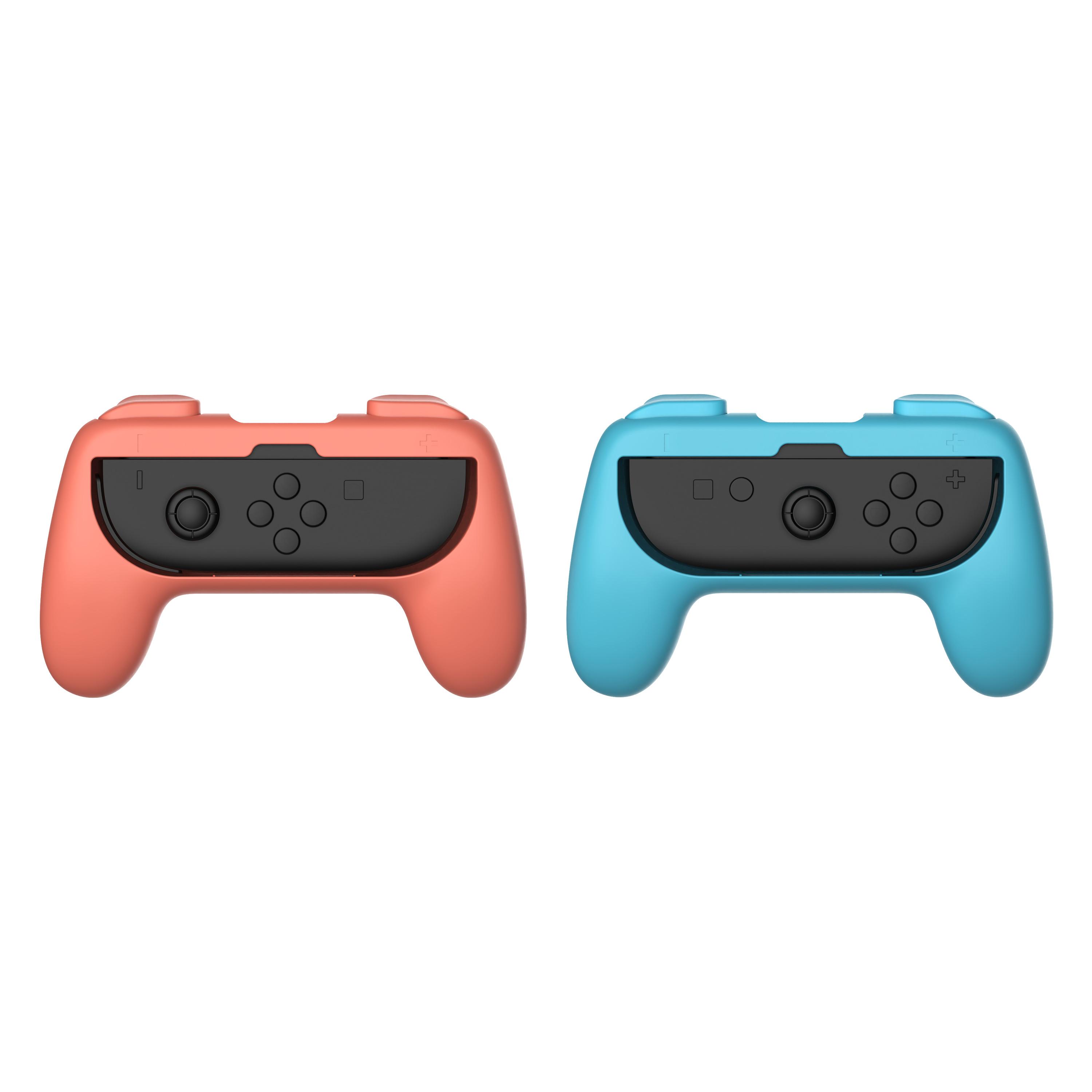 Voir la diapositive 2 : SUBSONIC Kit Poignées de Contrôle Joy-Con Rouge et Bleu Nintendo Switch 2