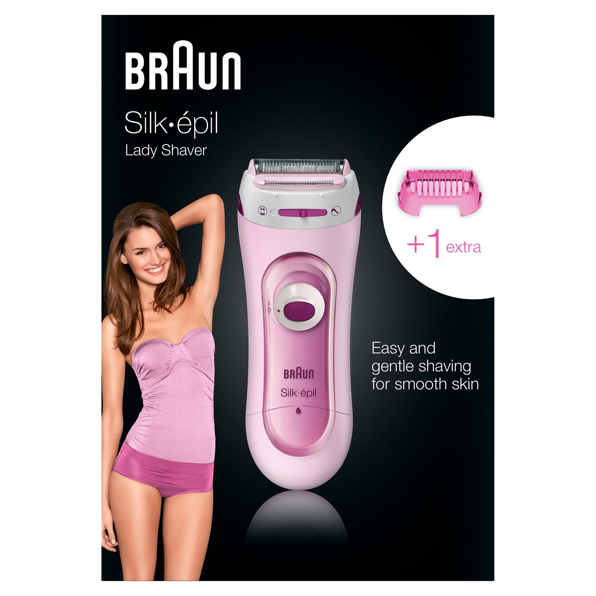 Voir la diapositive 2 : BRAUN Rasoir électrique LS5100 - Rose
