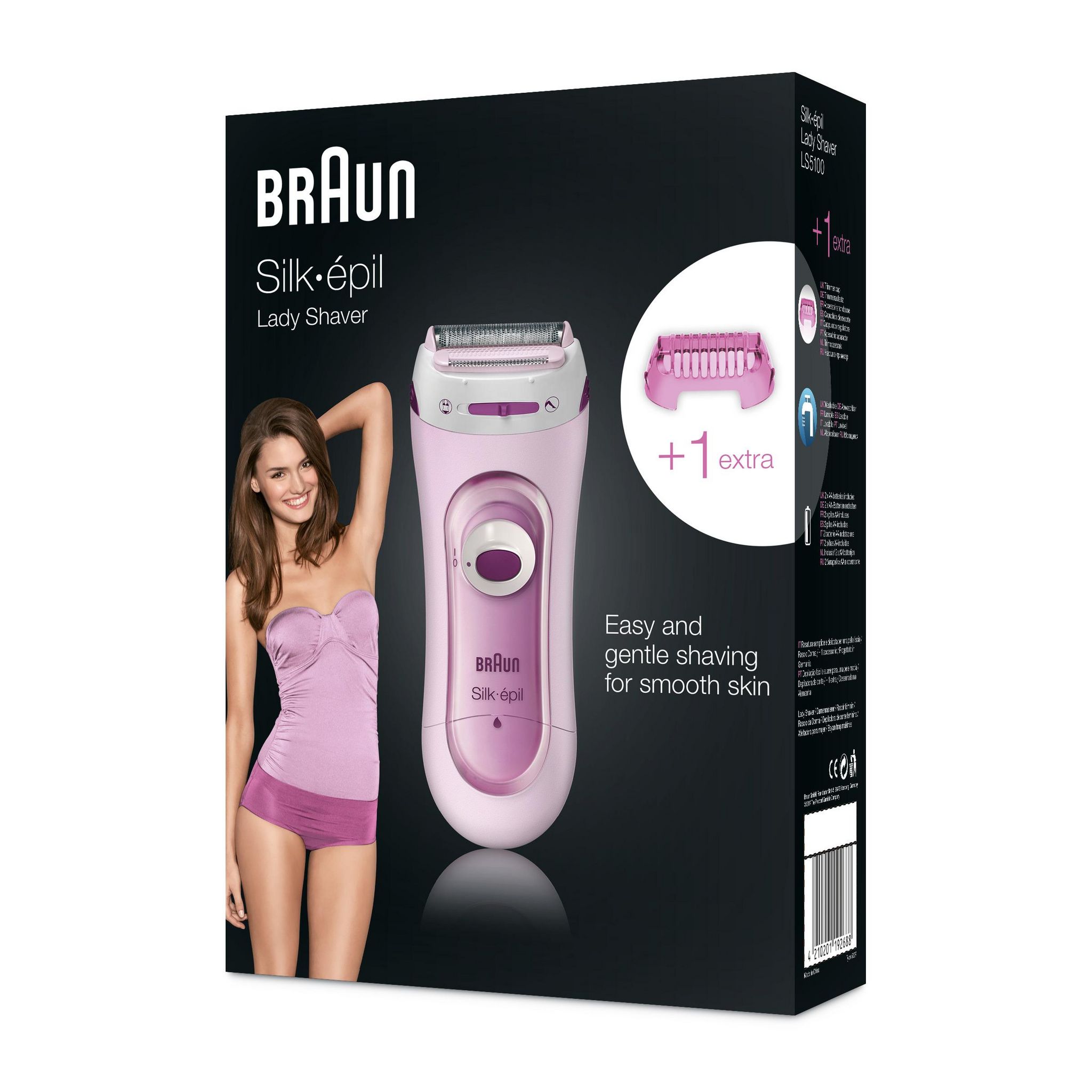 Voir la diapositive 6 : BRAUN Rasoir électrique LS5100 - Rose