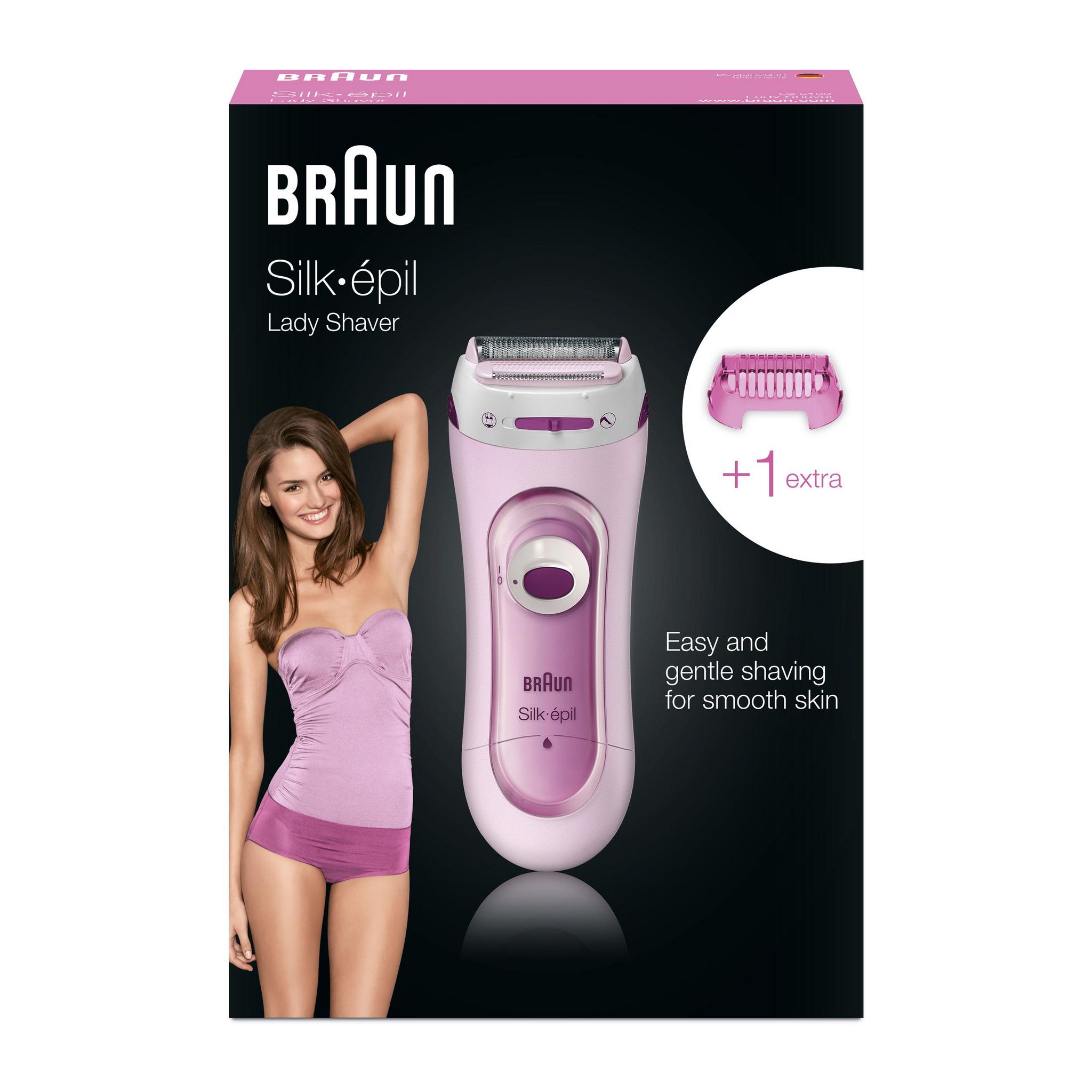 Voir la diapositive 8 : BRAUN Rasoir électrique LS5100 - Rose
