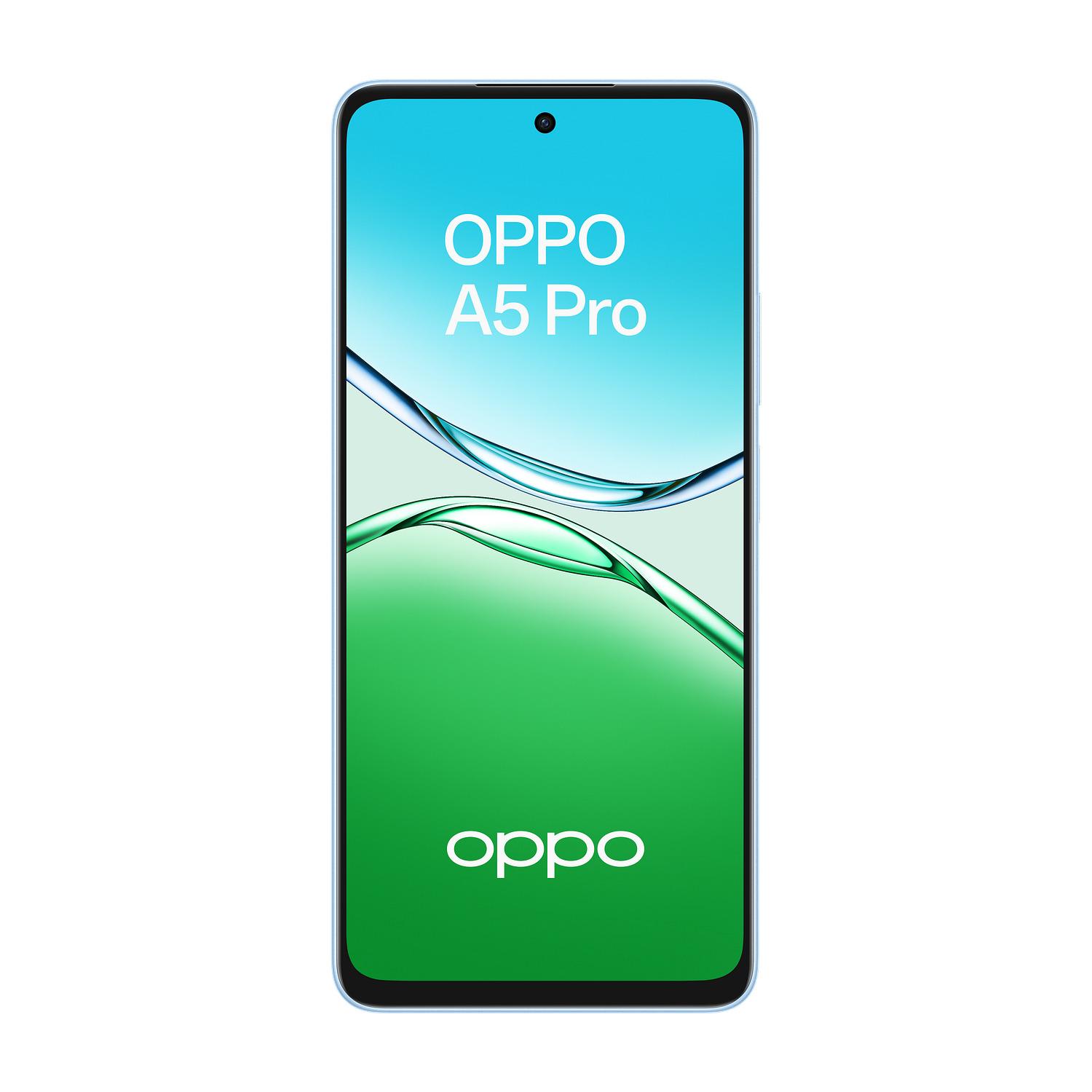 Voir la diapositive 3 : OPPO A5 Pro 4G 256Go - Bleu