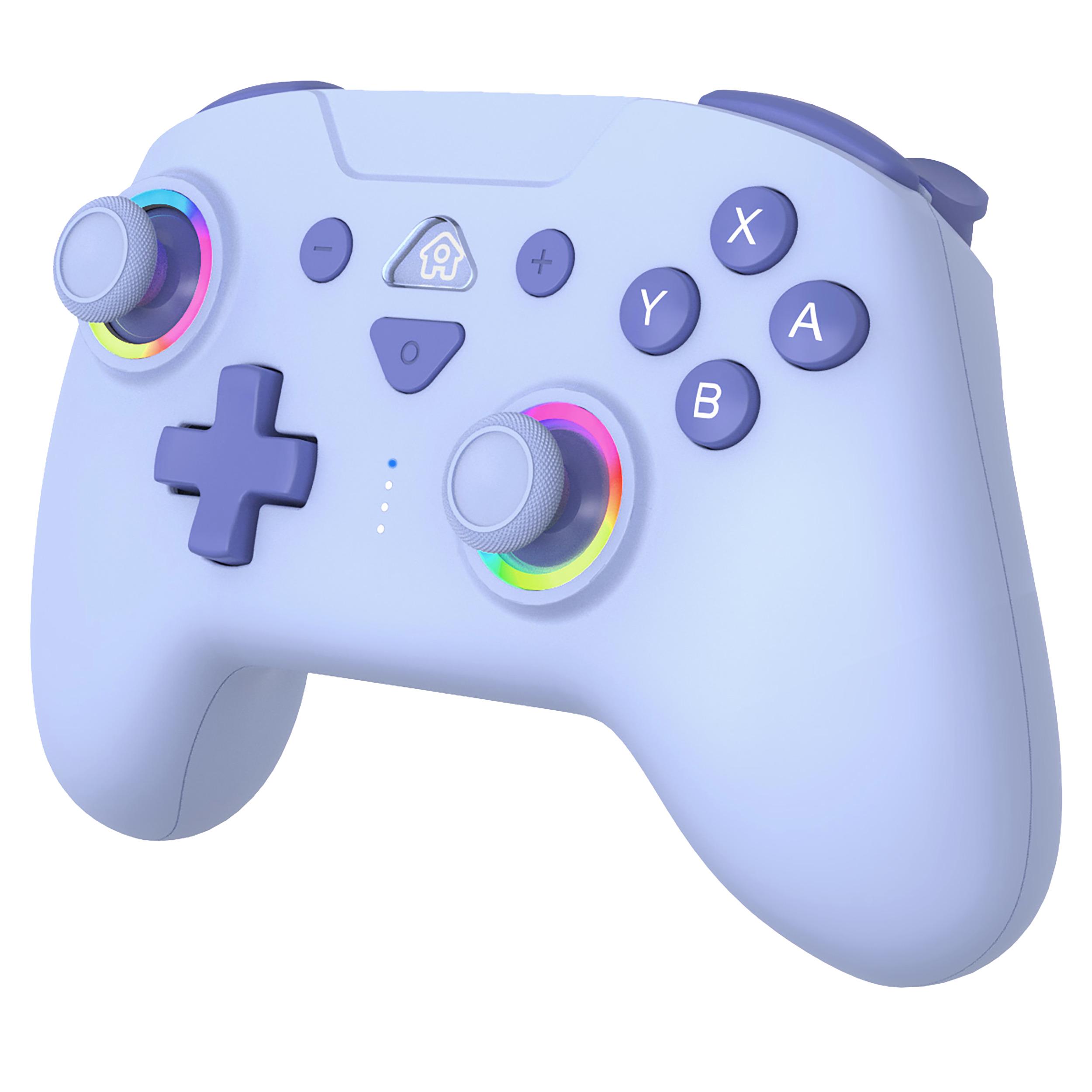 Voir la diapositive 3 : SUBSONIC Manette Sans Fil Rechargeable Led Rgb Sweetie - Bleu Nintendo Switch