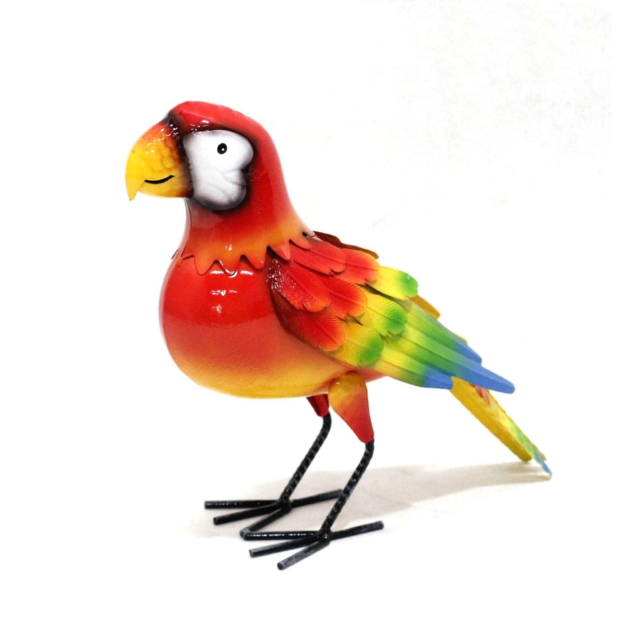 GARDENSTAR Perroquet en métal h30 cm