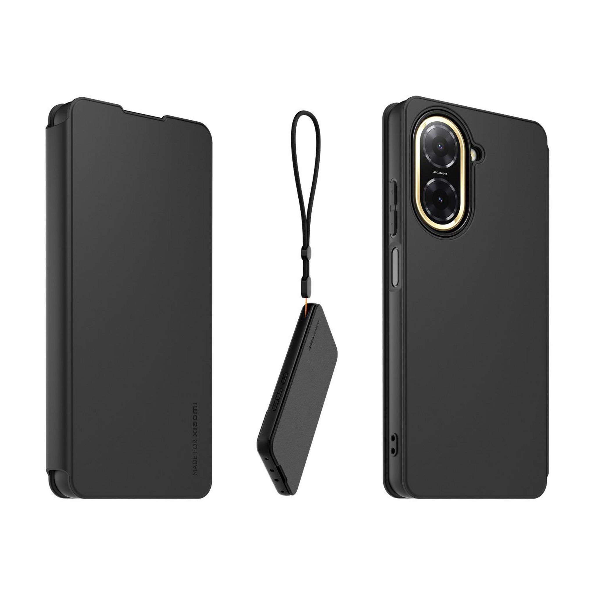 Voir la diapositive 3 : XIAOMI Etui folio pour Redmi A5 - Noir