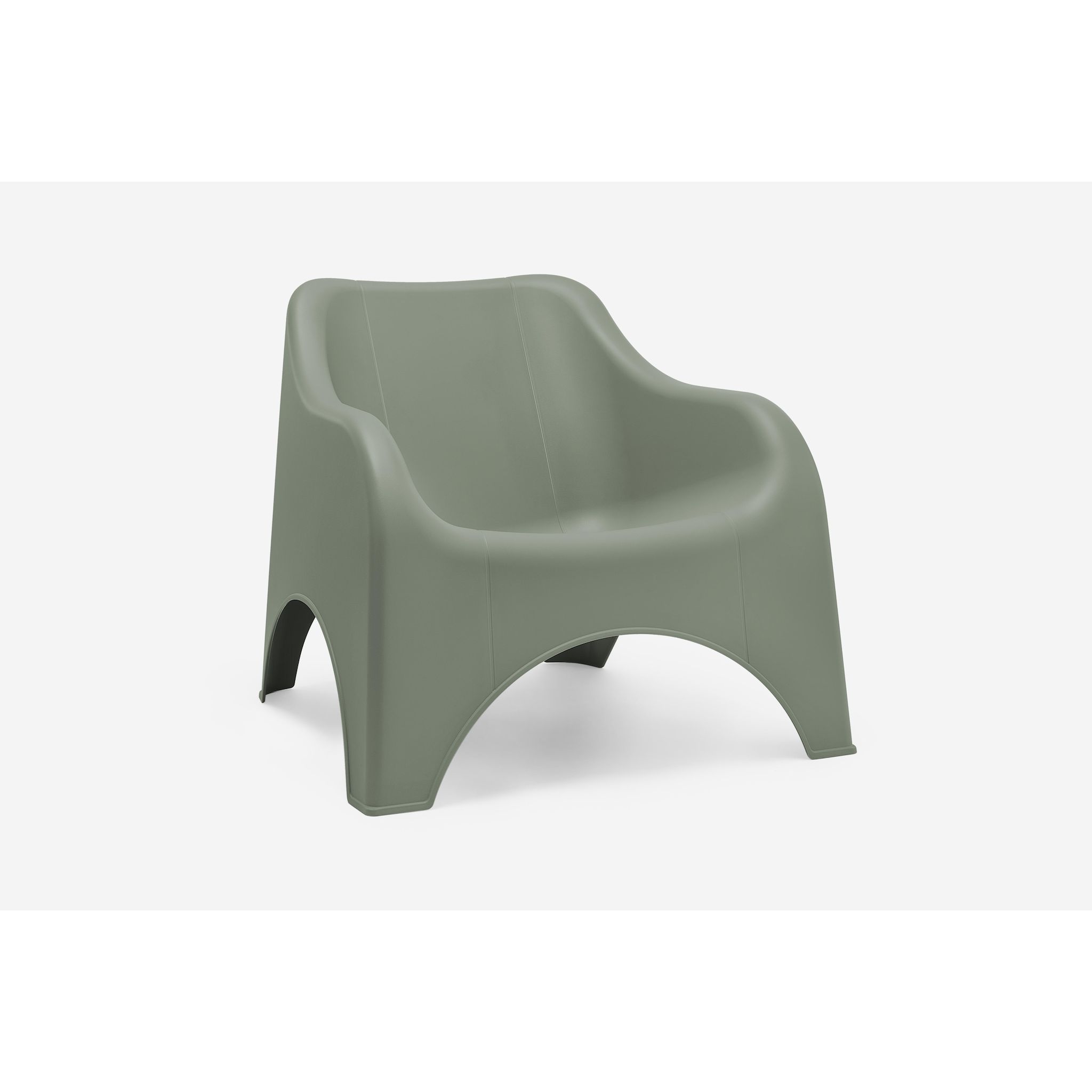 PROGARDEN Fauteuil bas nuvola vert olive