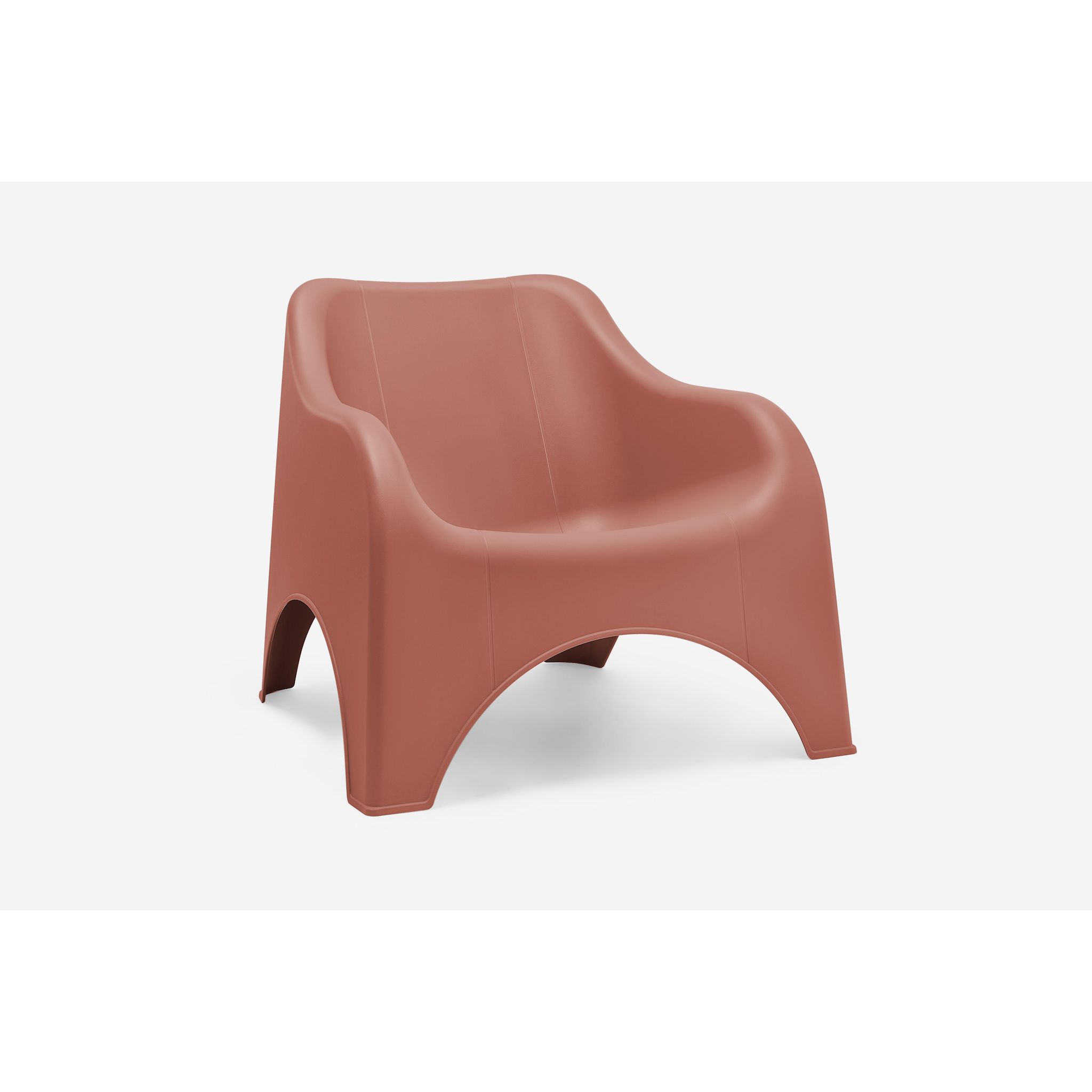 PROGARDEN Fauteuil bas nuvola terracotta