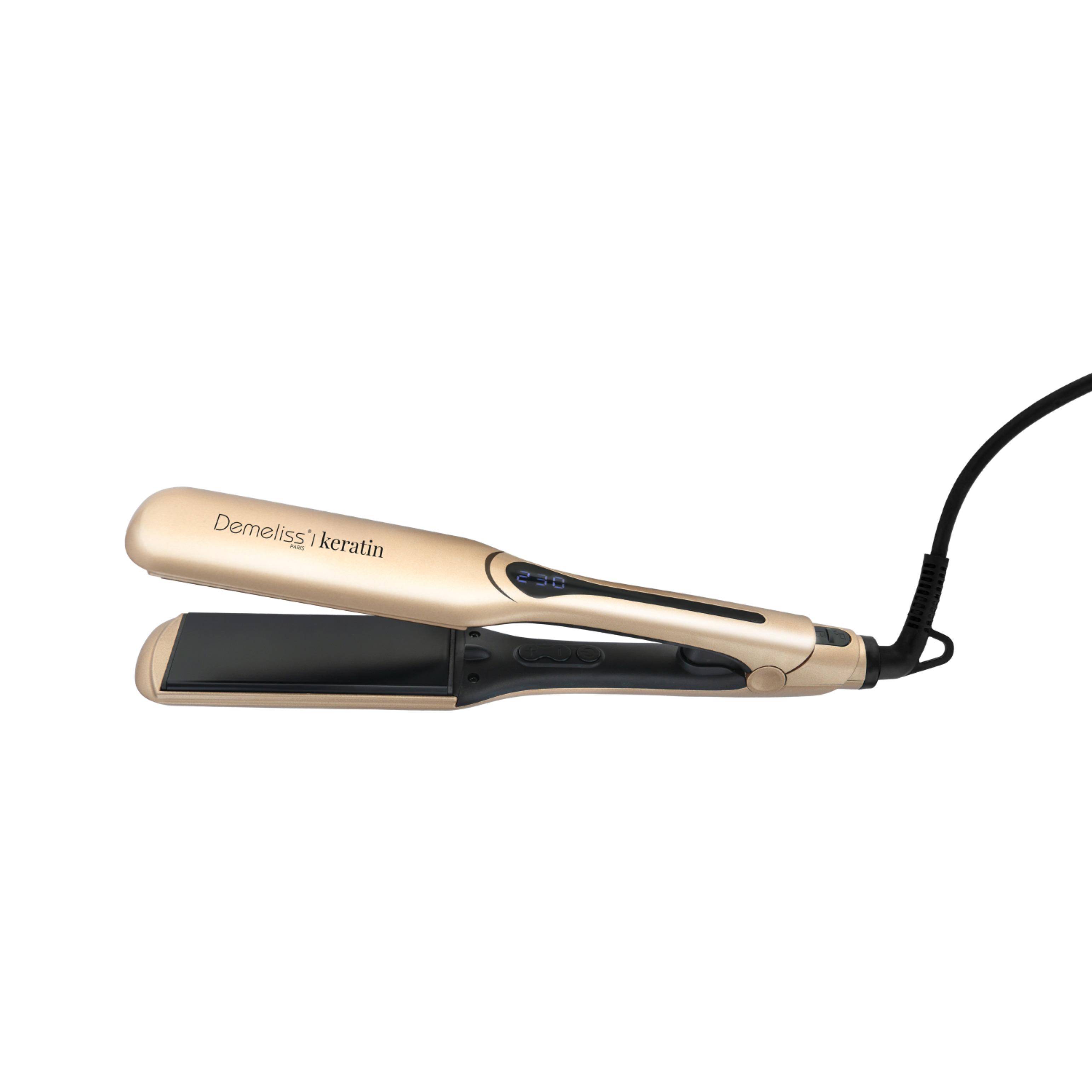 Voir la diapositive 2 : DEMELISS Lisseur KERAGOLD XL - Or