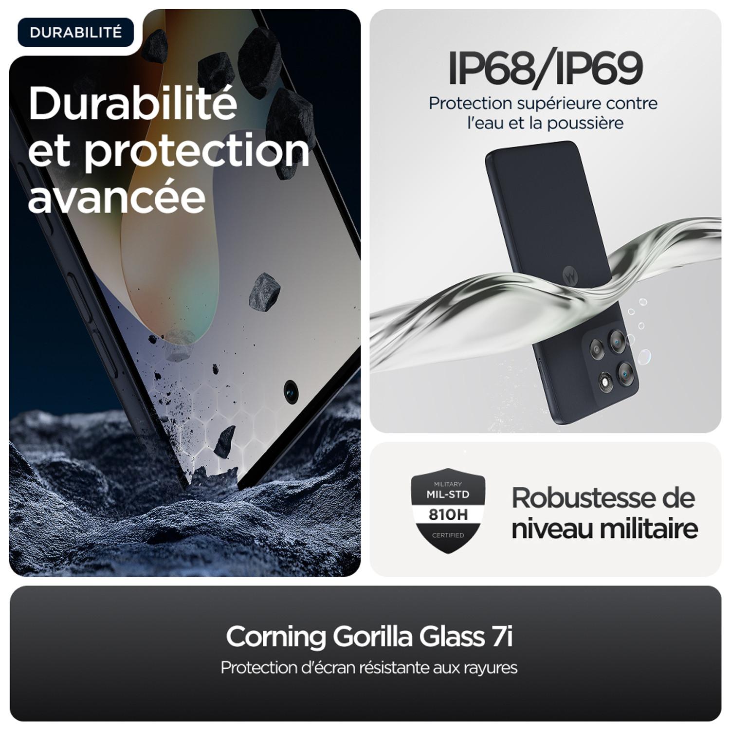 Voir la diapositive 2 : MOTOROLA G56 256Go - Noir
