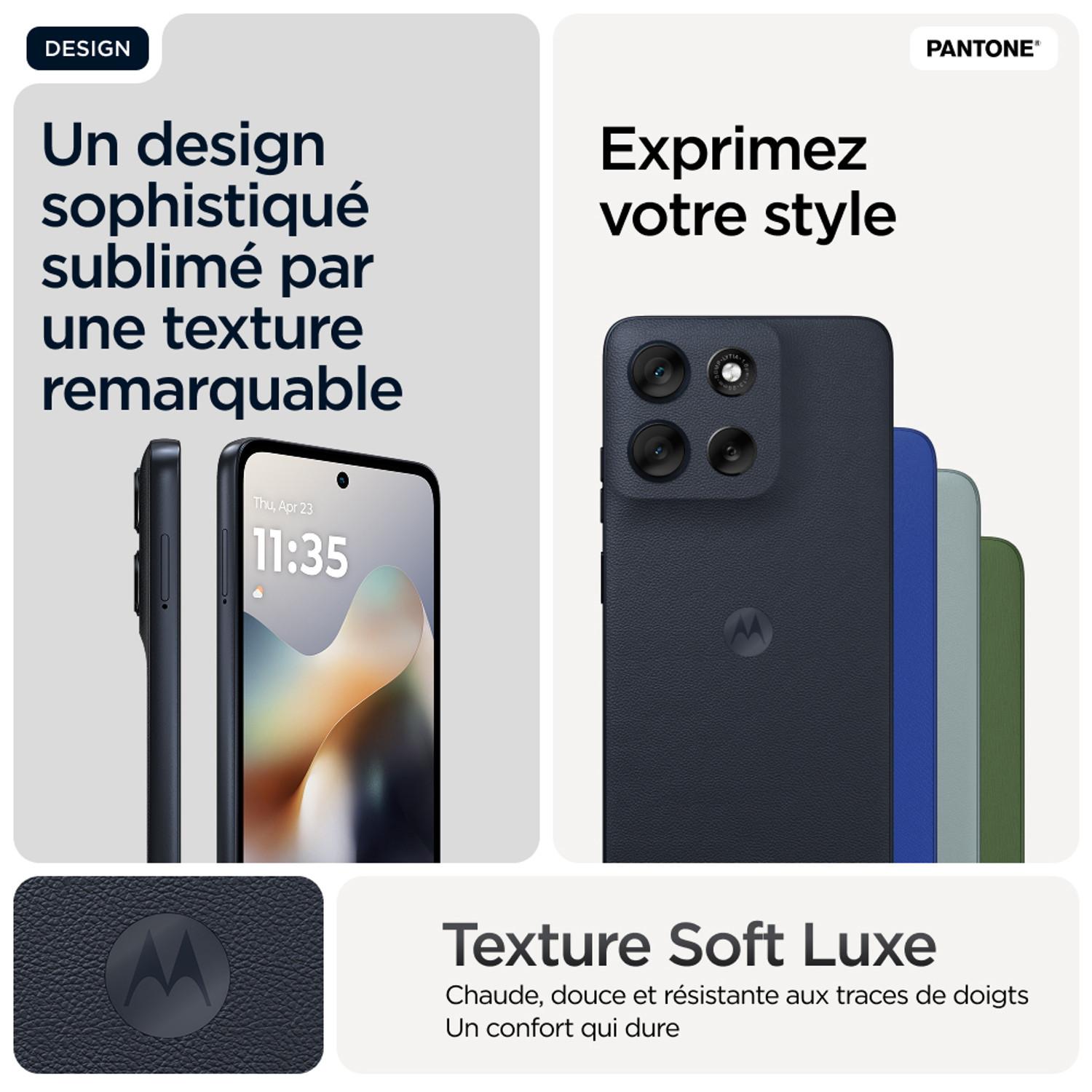 Voir la diapositive 6 : MOTOROLA G56 256Go - Noir