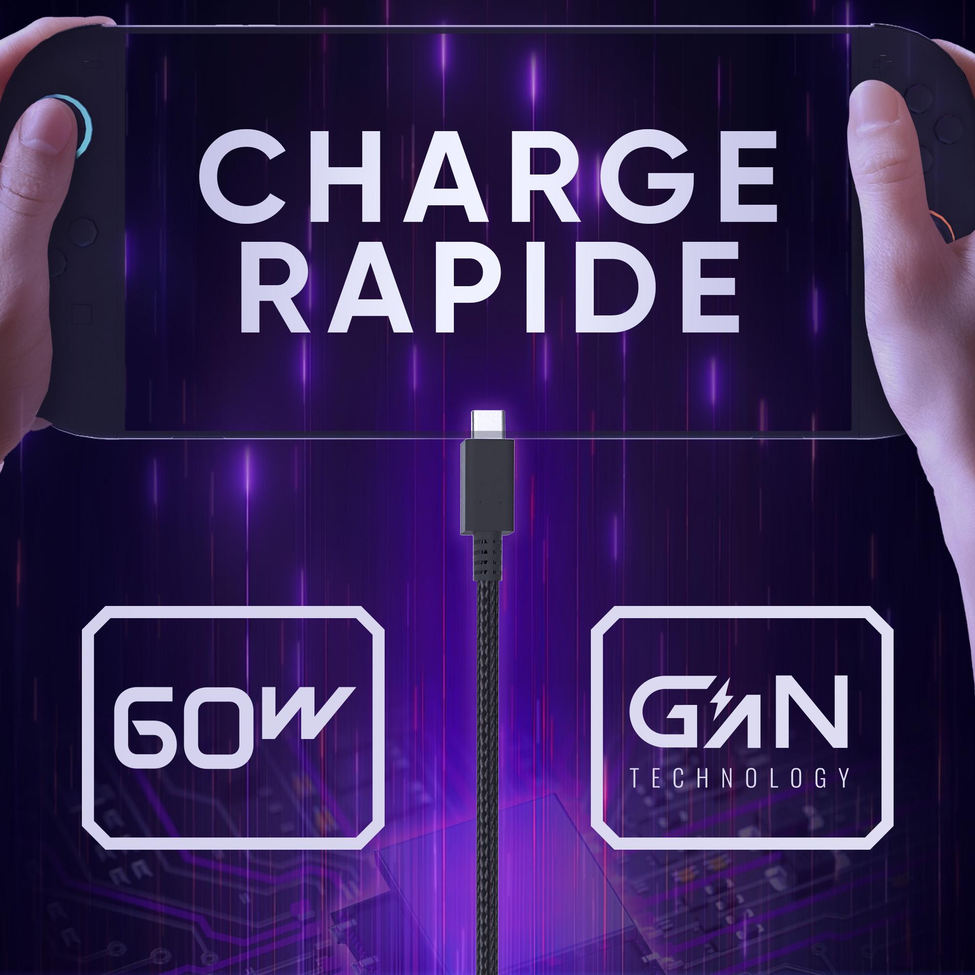 Voir la diapositive 8 : ONIVERSE Câble Adaptateur Allume-Cigare USB-C Nintendo Switch 2