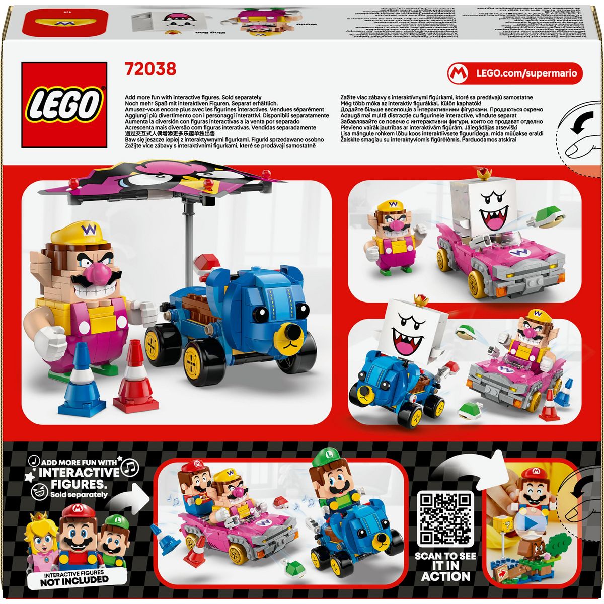 LEGO Super Mario 72038 - Mario Kart : Wario et Roi Boo