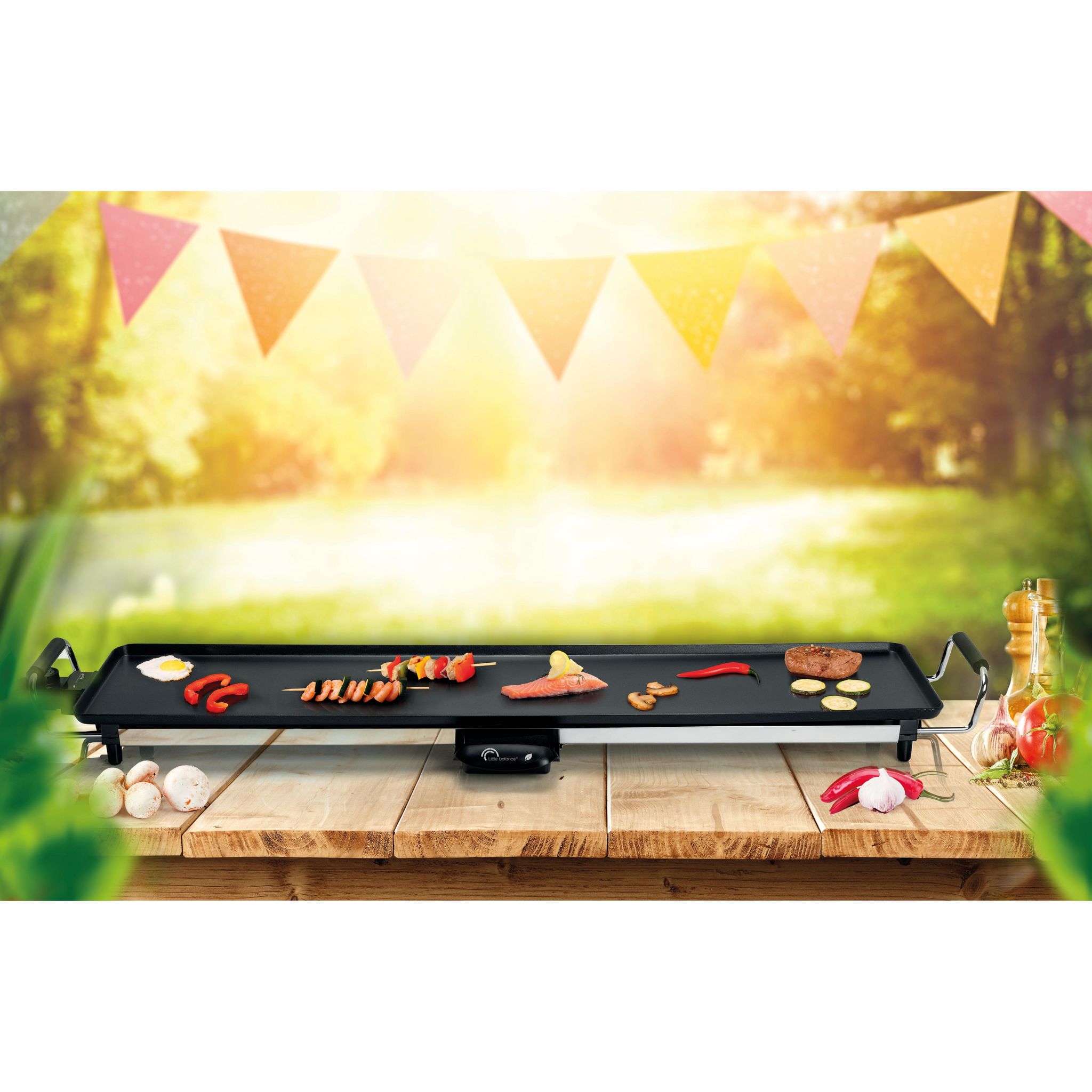 Voir la diapositive 5 : LITTLE BALANCE Plancha électrique 8239 - Noir