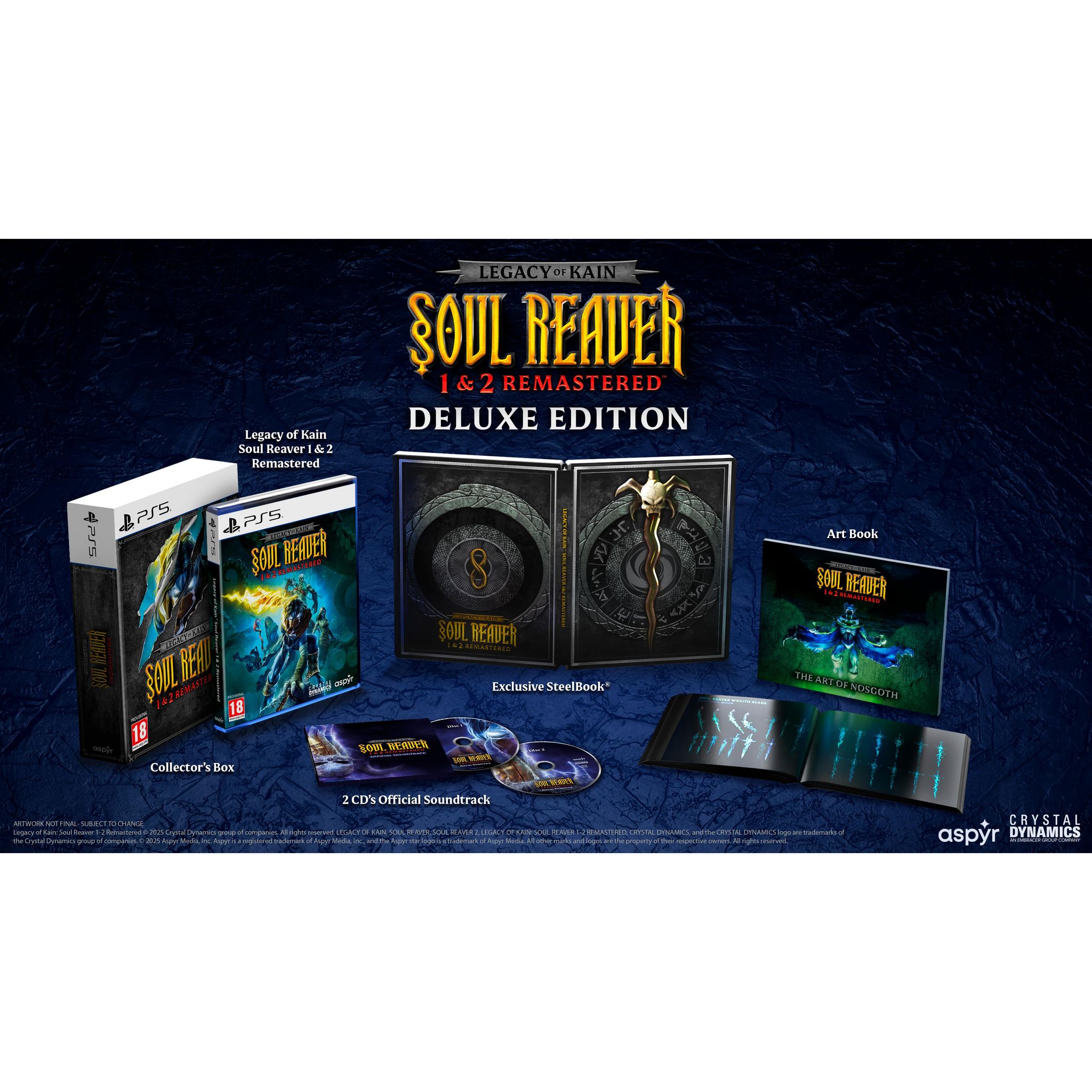 Voir la diapositive 7 : Legacy of Kain : Soul Reaver 1 et 2 Remastered Deluxe Edition PS5