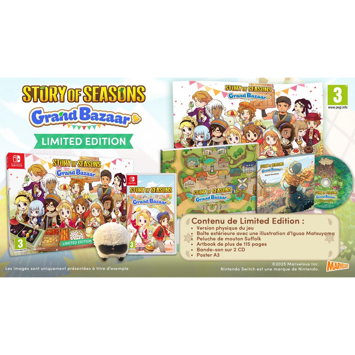 Story of Seasons : Grand Bazaar Limited Edition Nintendo Switch