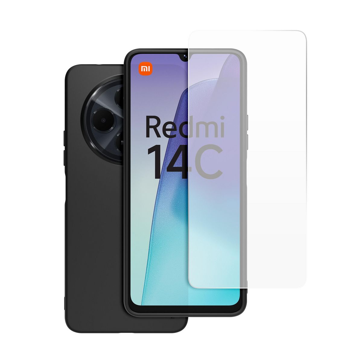 XIAOMI Pack Redmi 14C 256Go + Coque et verre trempé