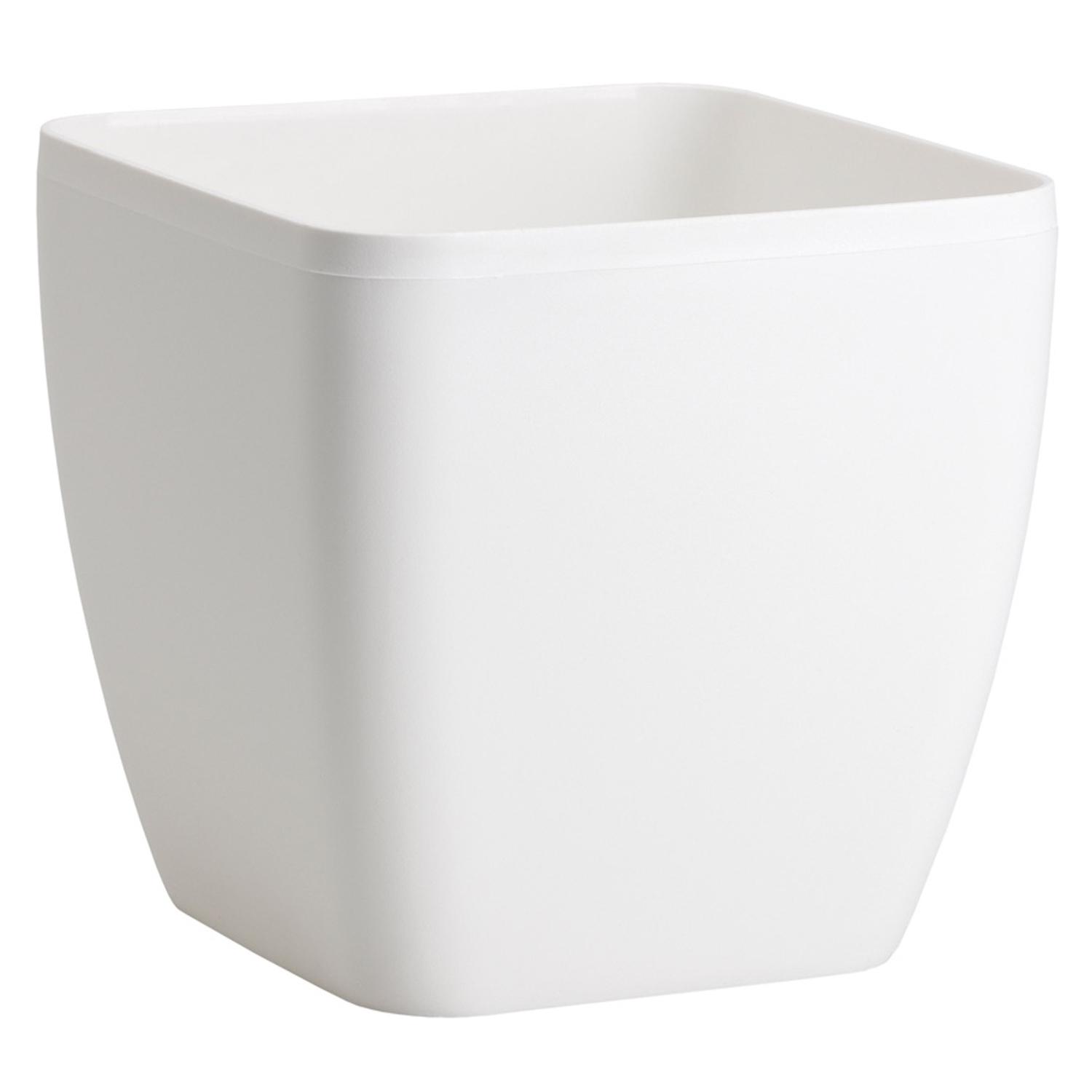 VASAR Cache-pot carré Diam.16 cm - Blanc brillant