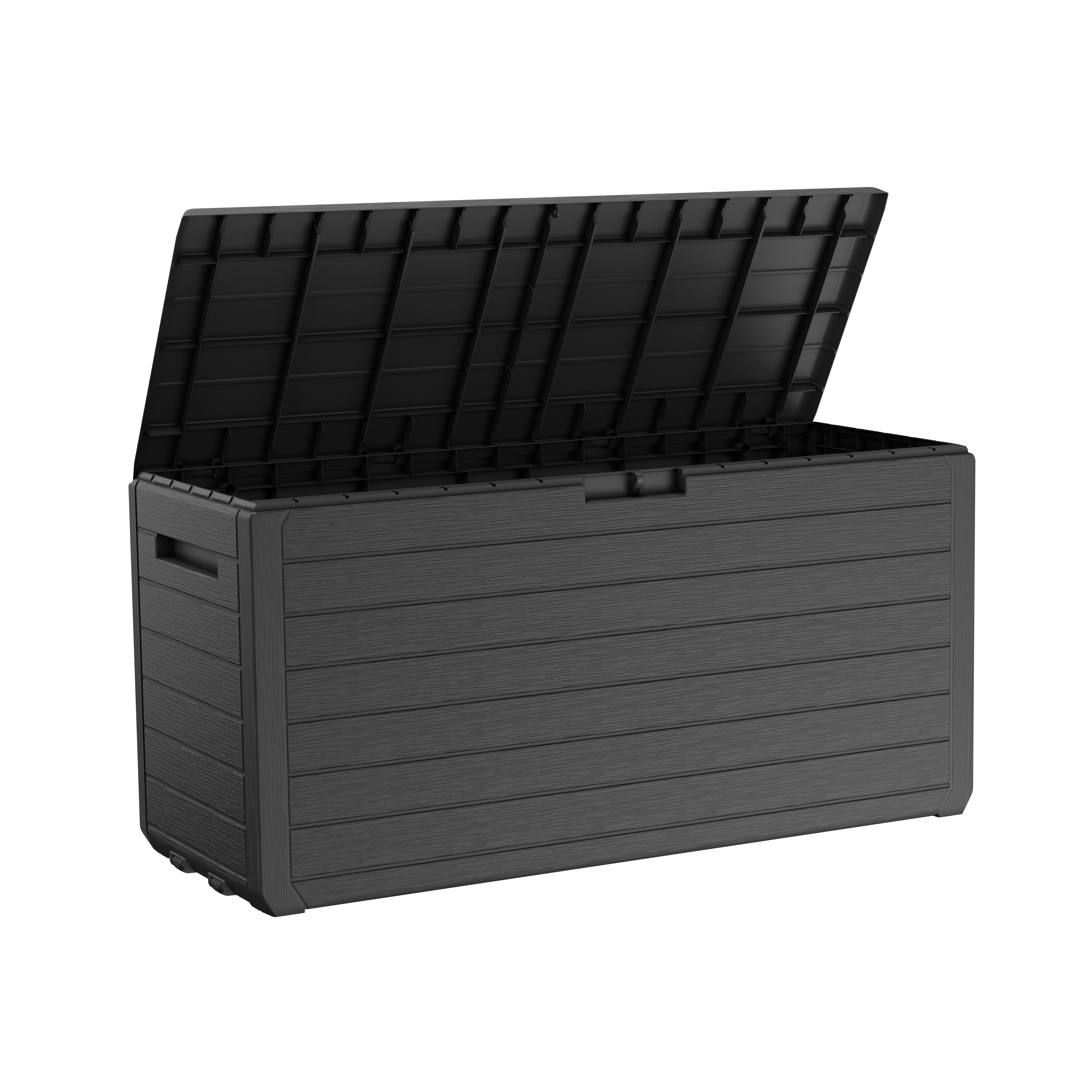 Voir la diapositive 2 : KETER Coffre opp 270 L - Gris
