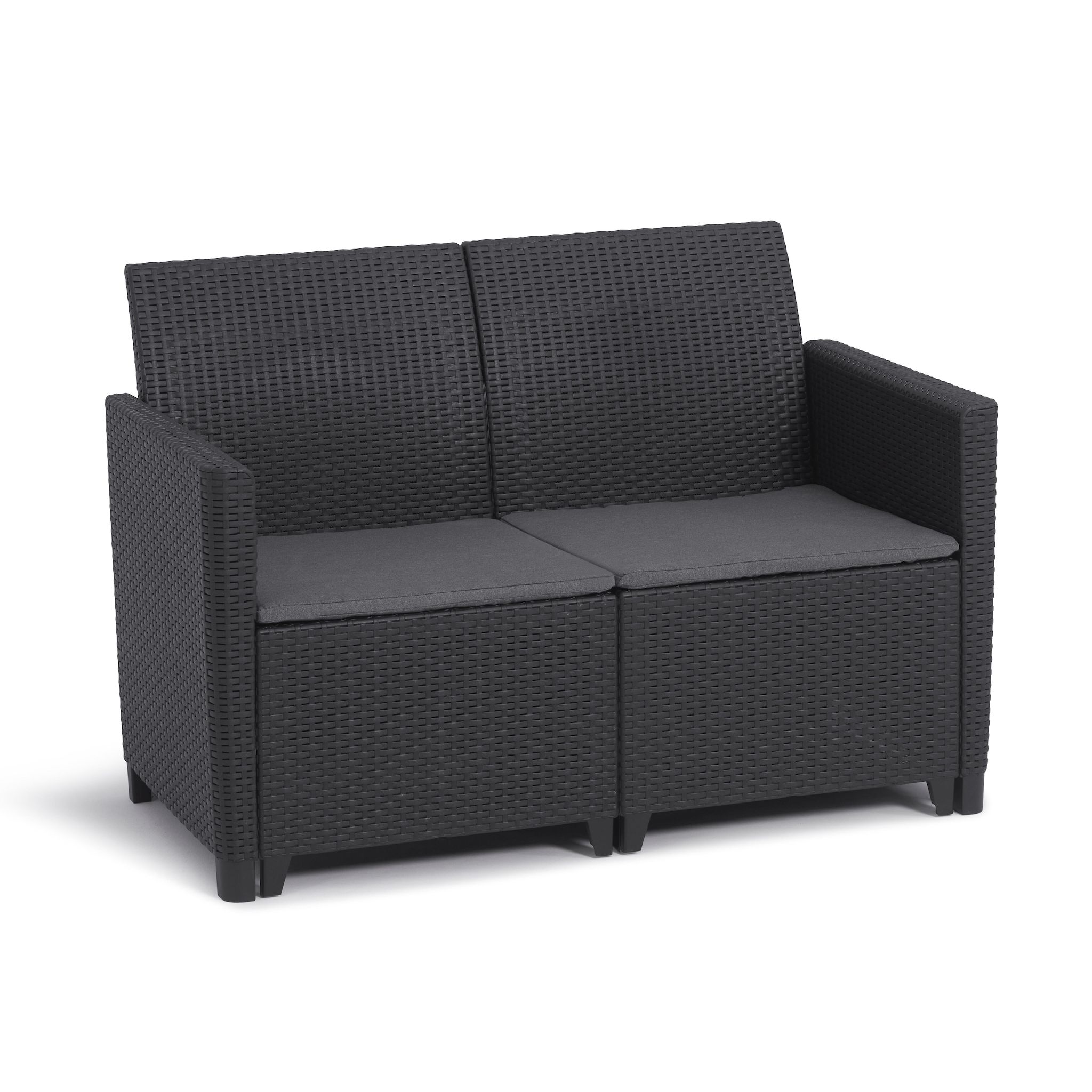 Voir la diapositive 3 : KETER Salon Marie 4 places noir