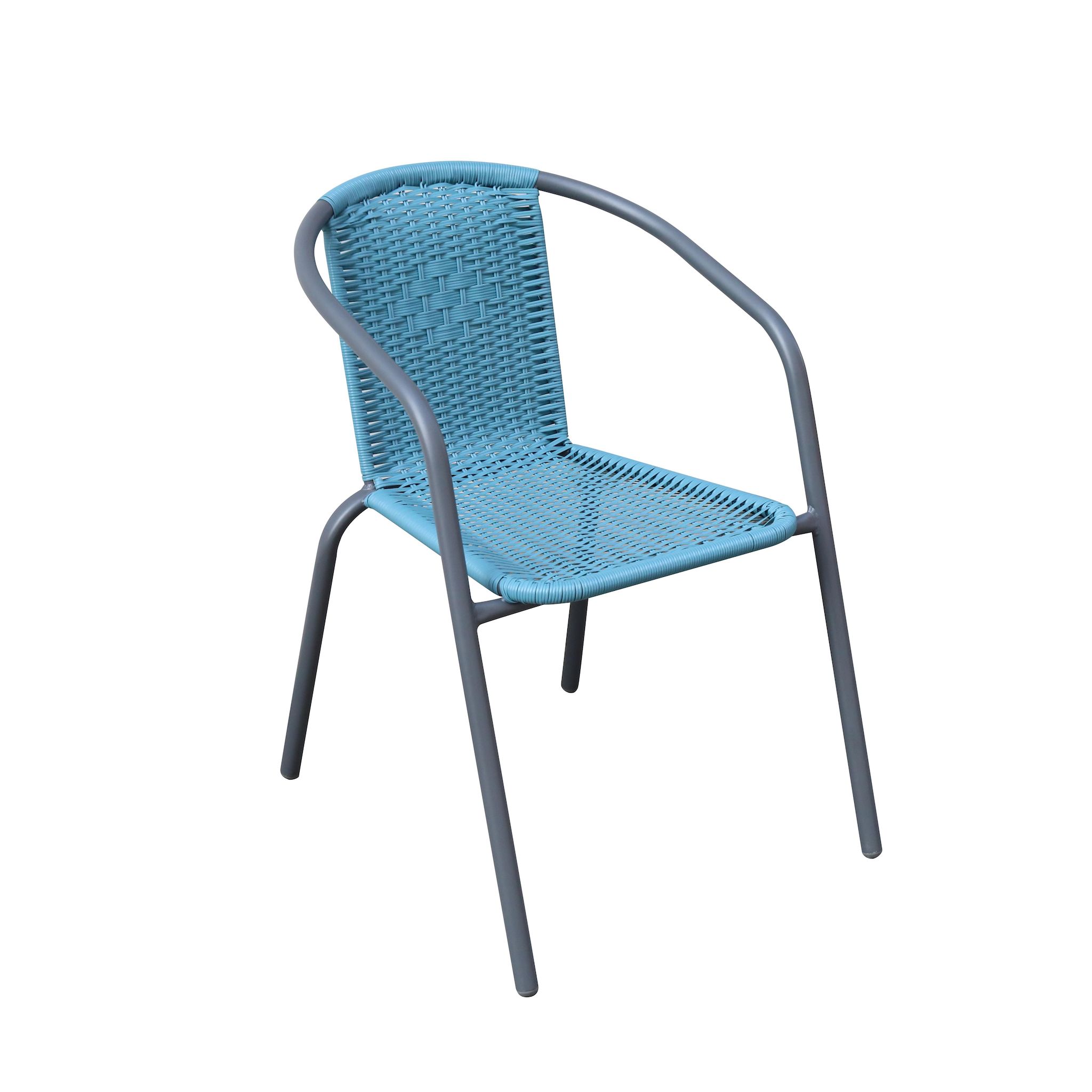 GARDENSTAR Chaise bistro bleu