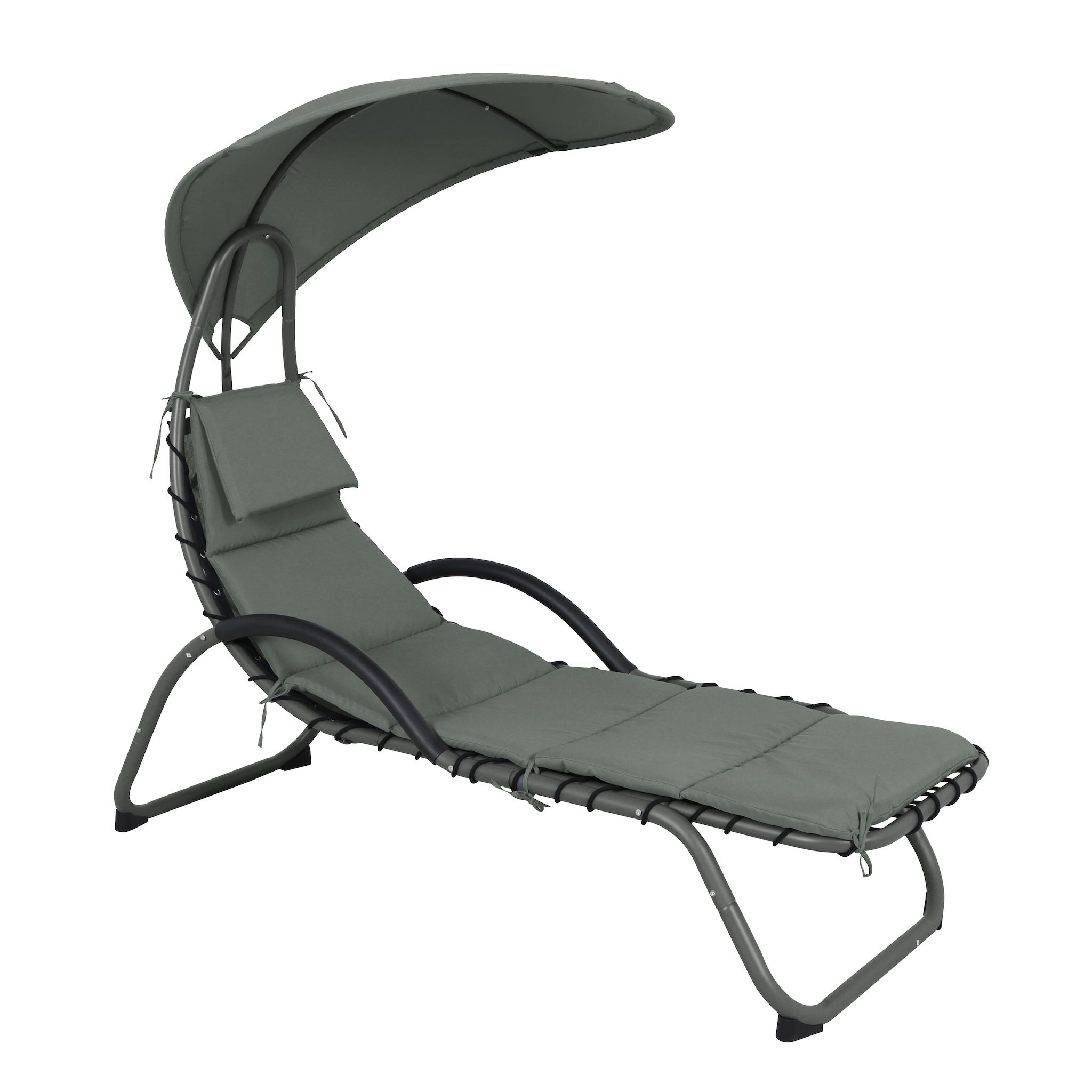 Voir la diapositive 2 : GARDENSTAR Bain de soleil loveuse à ombrelle